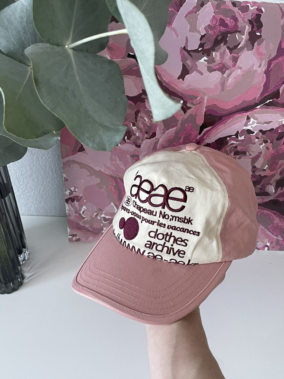 Designer × Japanese Brand × Other AEAE Hat Cap Pink Archive Style BB VERY RARE Size ONE SIZE - 2 Thumbnail