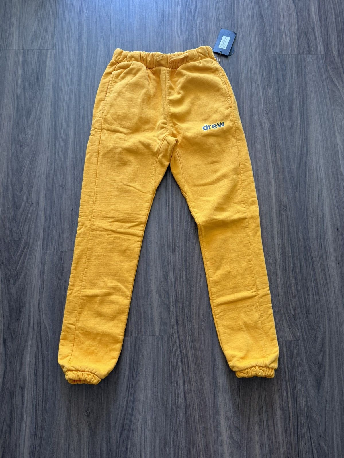Drew House Drew House Yellow Fleece Sweatpants Joggers XXS Smiley Size US 28 / EU 44 - 1 Thumbnail