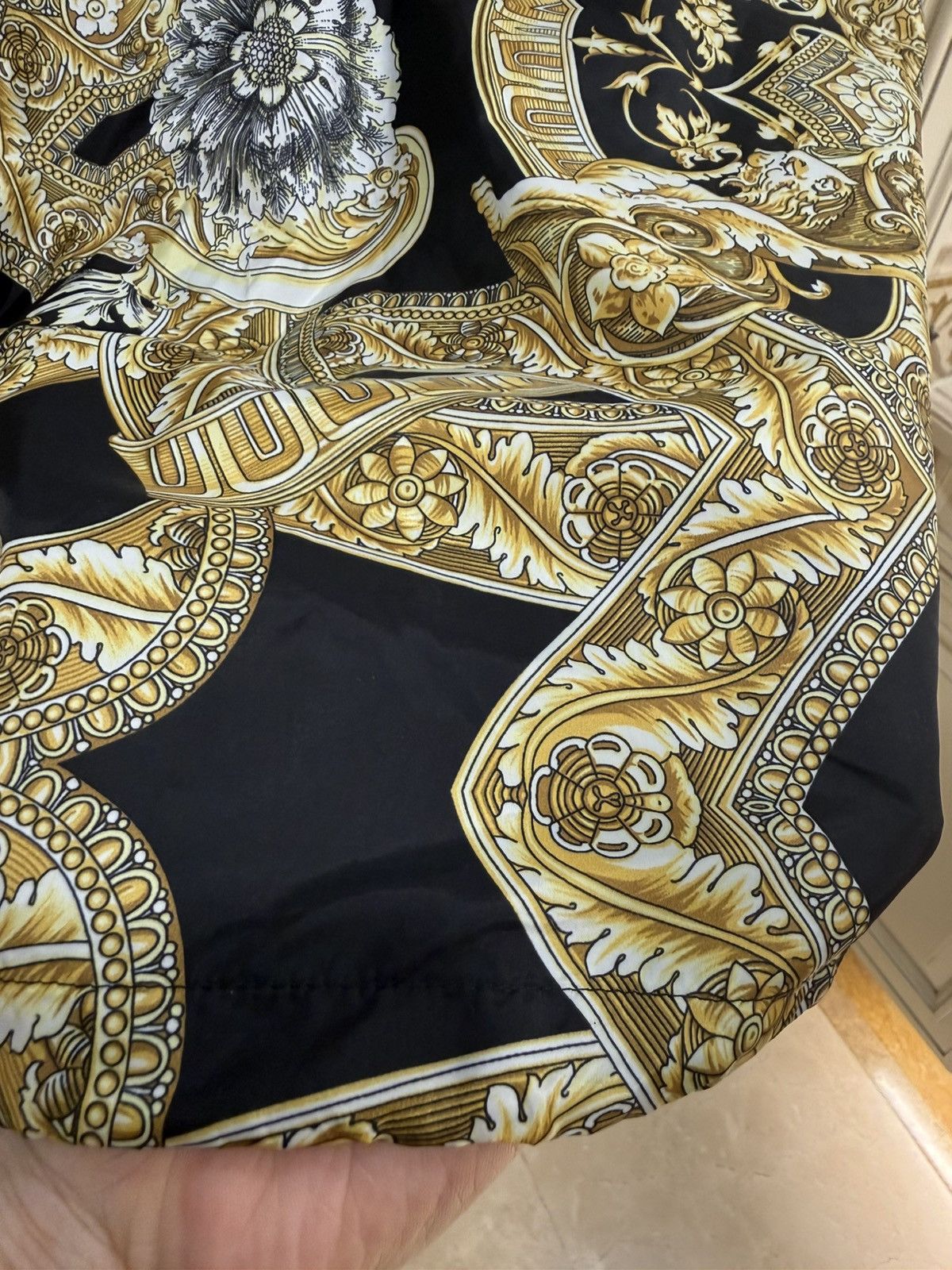Versace Baroque print hooded jacket size48 Size US M / EU 48-50 / 2 - 11 Thumbnail