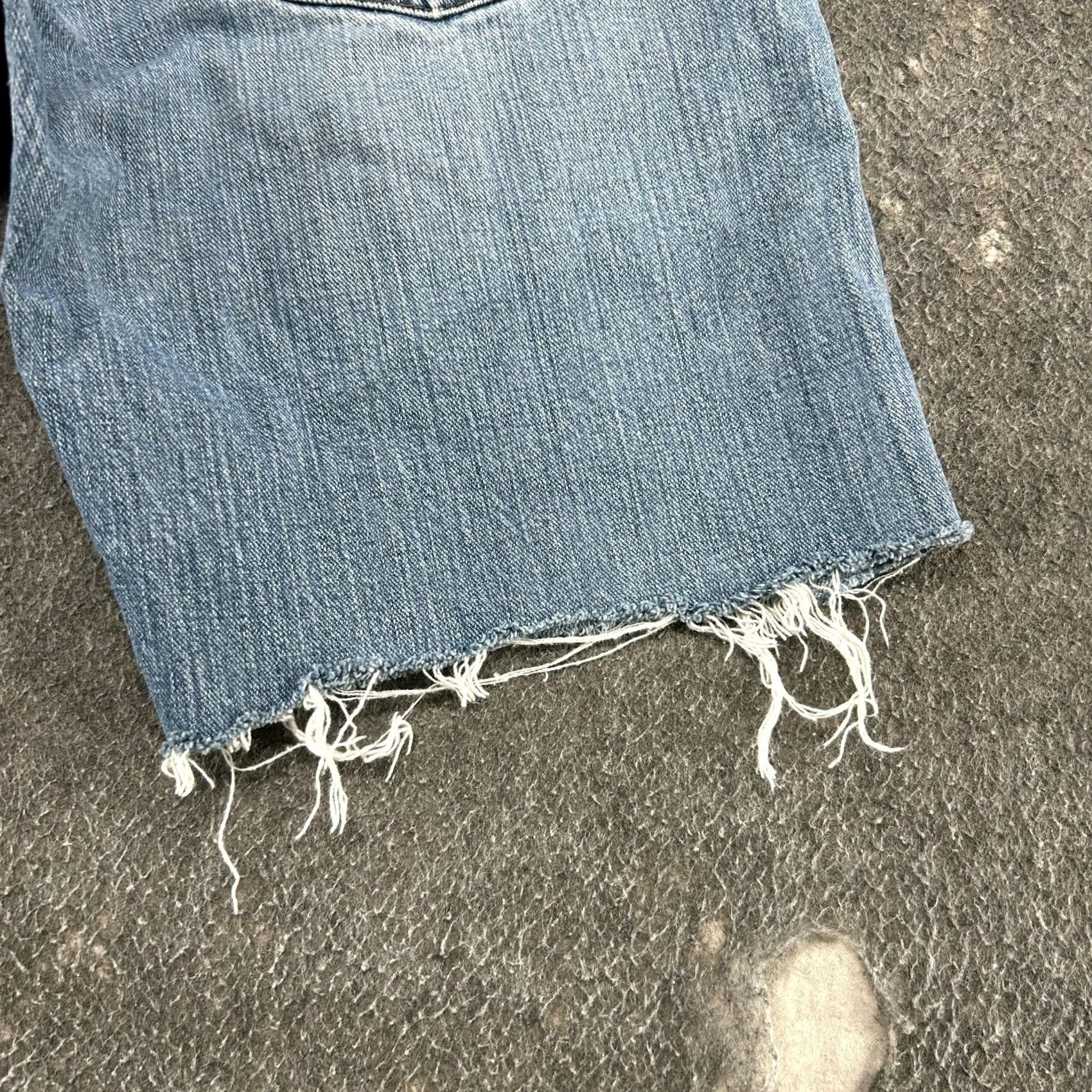 Levi's VINTAGE Levis 569 Shorts Mens 32 Blue Denim Jorts Medium Wash Baggy Y2K 90s American Mens Size US 32 / EU 48 - 5 Thumbnail