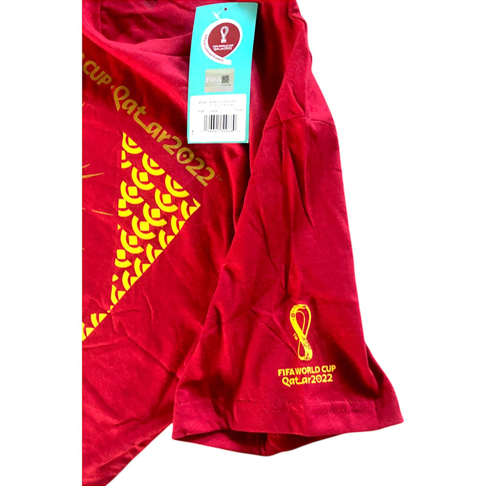 Other FIFA World Cup Qatar 2022 Large Tshirt Red Size US L / EU 52-54 / 3 - 6 Thumbnail