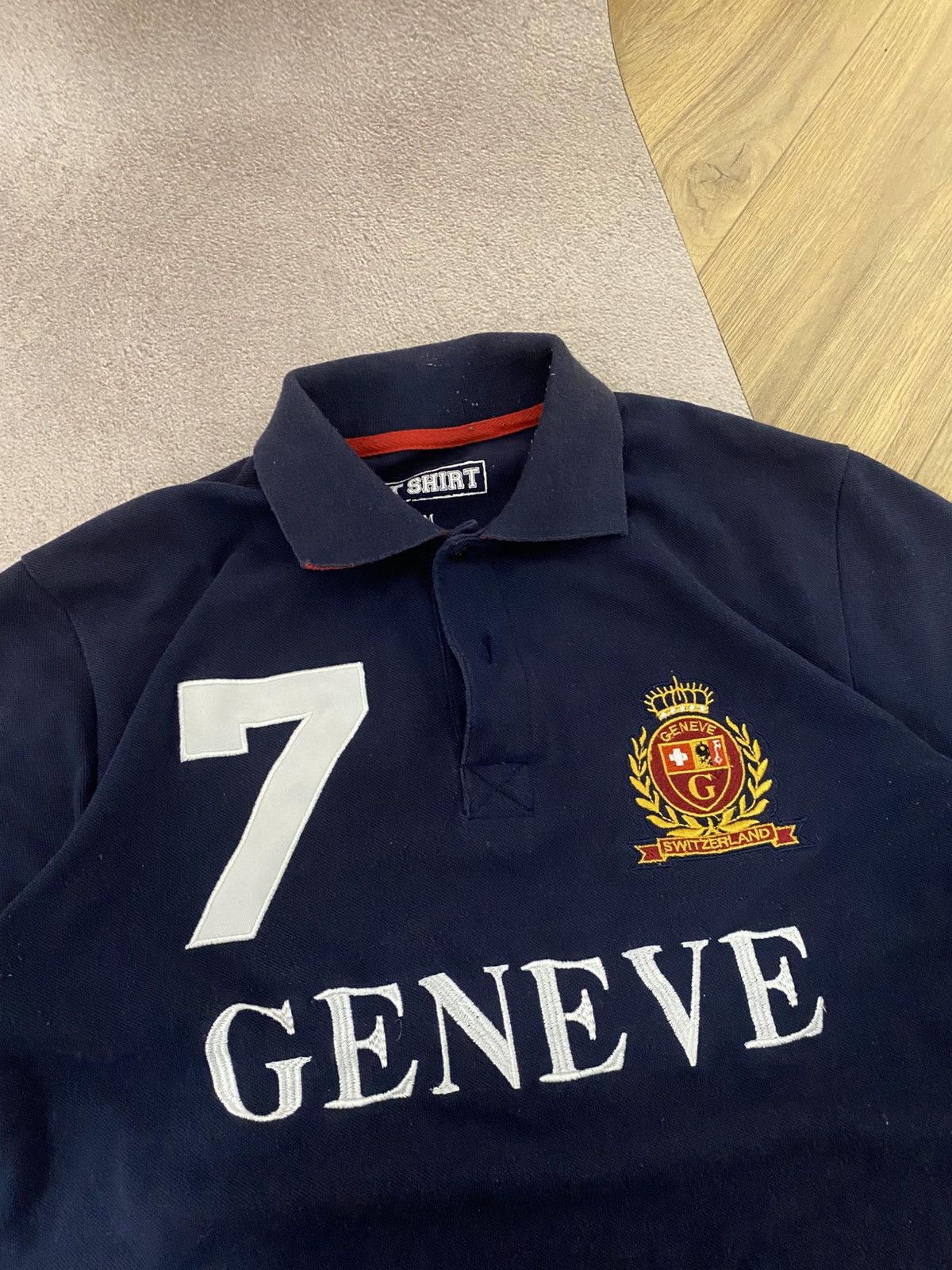 Japanese Brand × Vintage Polo Ralph Like Geneva Switzerland rugby polo jersey Size US M / EU 48-50 / 2 - 4 Thumbnail
