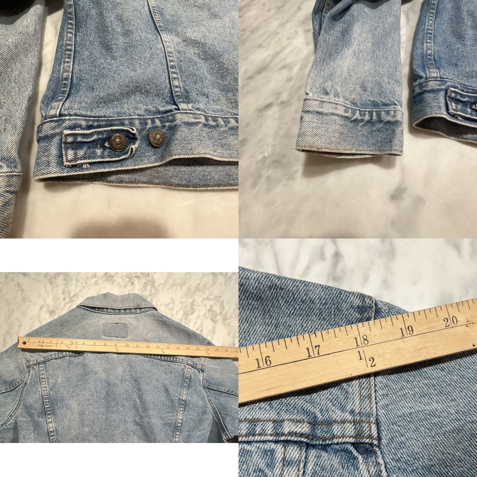 Levi's VINTAGE Levi’s Jacket Trucker USA Men’s 46R Denim Blue 70506-0214 Distressed Size US 30 / EU 46 - 11 Thumbnail