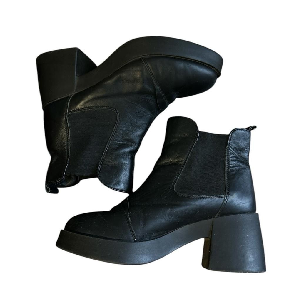 Designer Black Platform original trend Boots Size US 8 / IT 38 - 1 Thumbnail