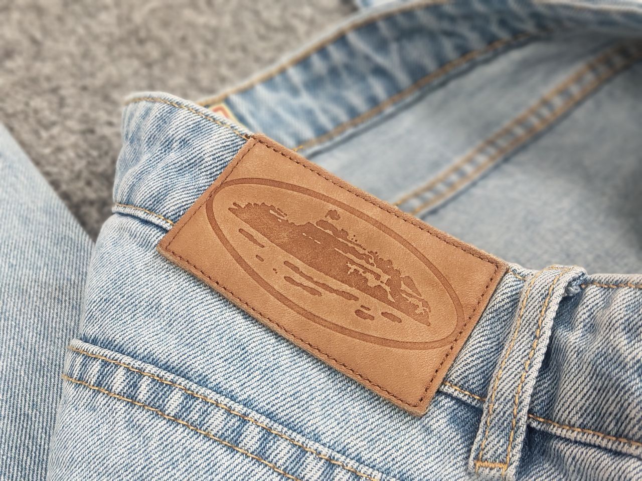 Corteiz Corteiz denim genes Alcatraz Baggy Blue Washed Jeans Size US 36 / EU 52 - 15 Thumbnail