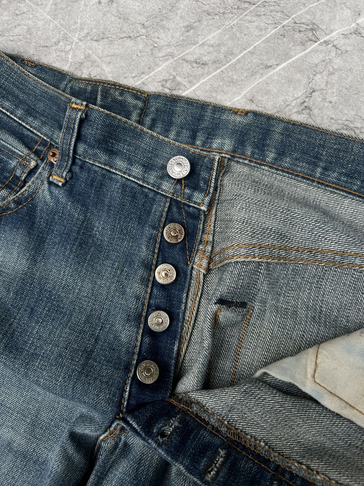 Levi's Vintage Clothing Vintage Levis 501xx Big E Selvedge Size US 32 / EU 48 - 6 Thumbnail