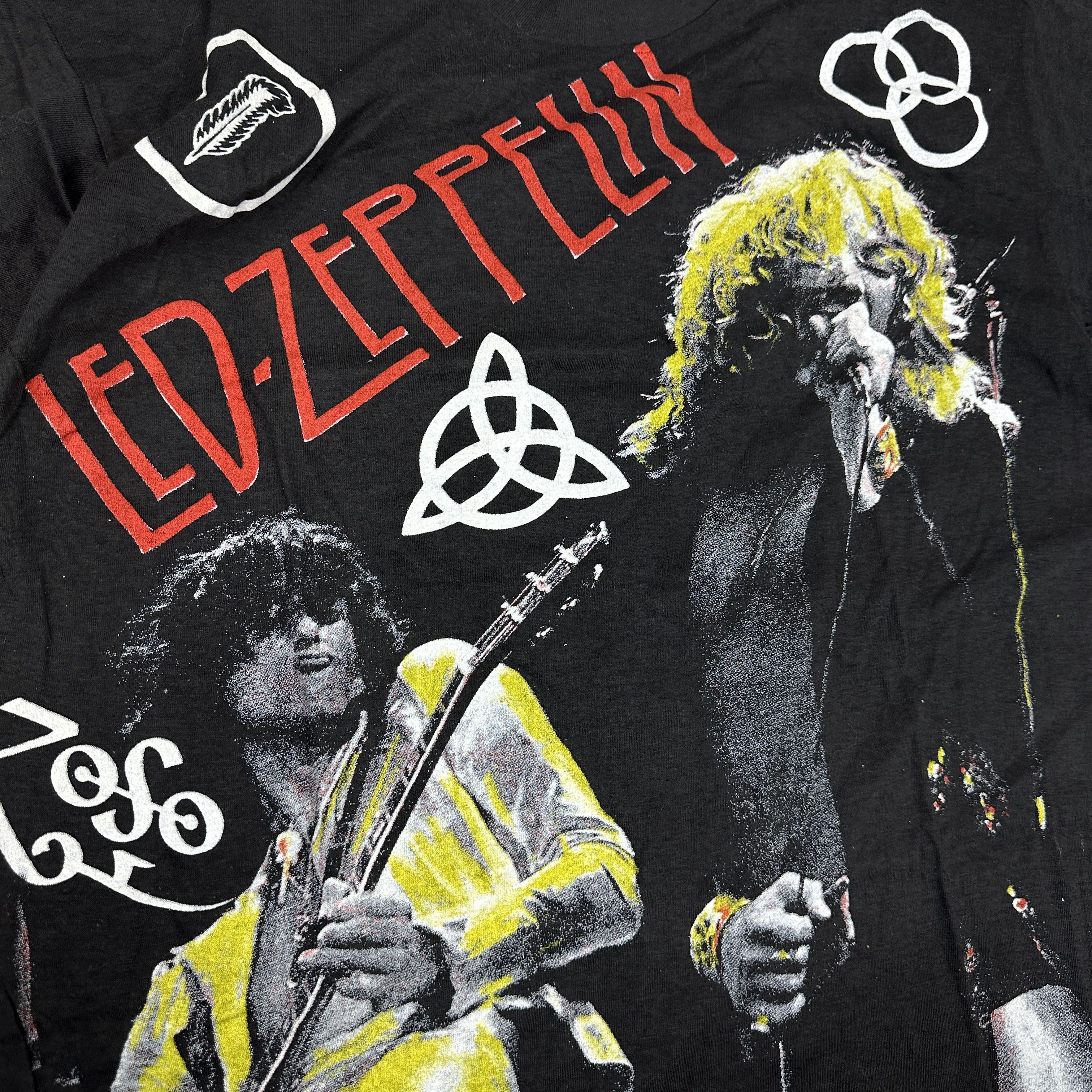 Led Zeppelin × Vintage Vintage Grunge Band tee Led Zeppelin T-shirt 00s Size US L / EU 52-54 / 3 - 4 Thumbnail