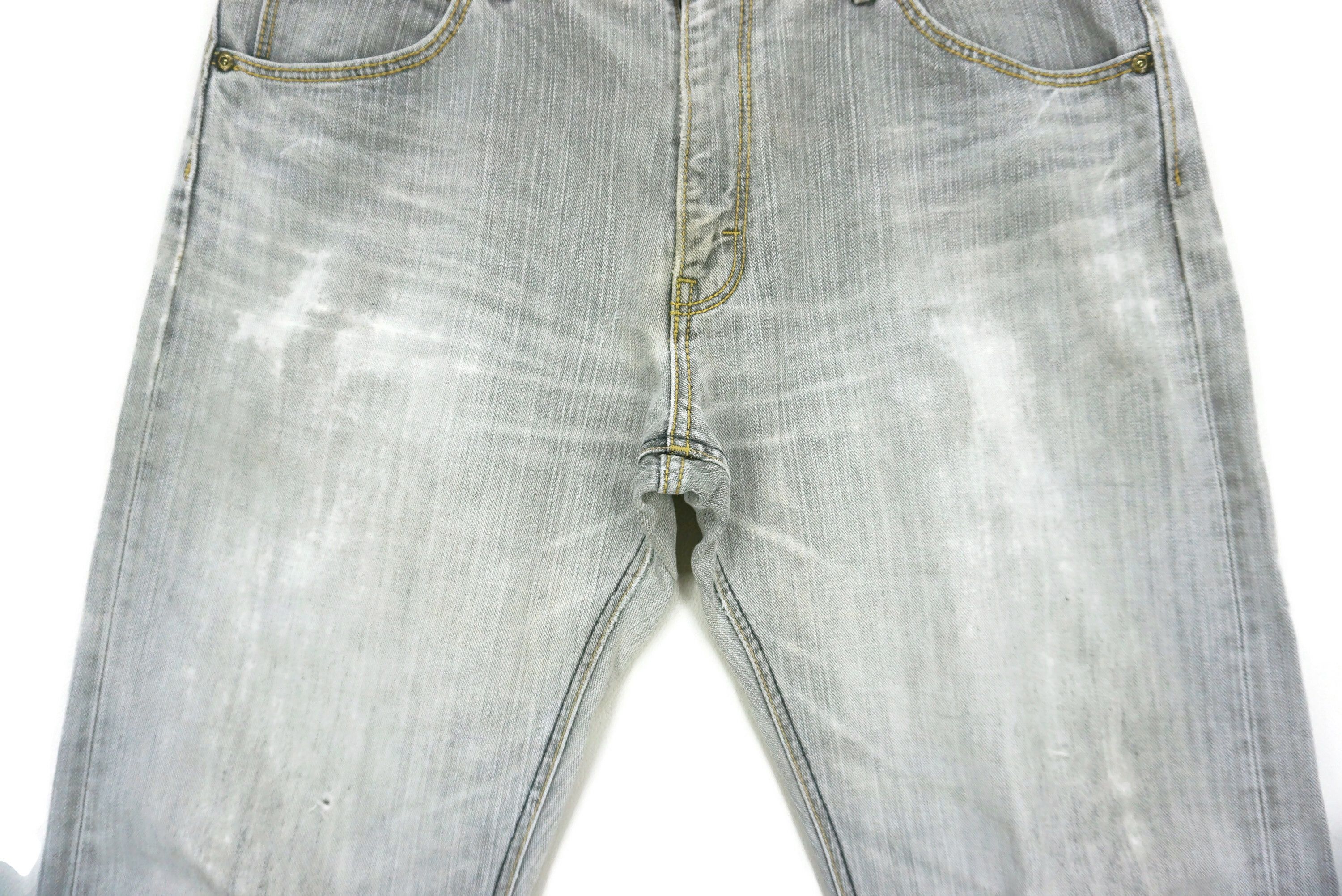 Lee Lee Jeans Size W35xL30.5 Straight-Leg Distressed Denim Japan Size US 33 - 5 Thumbnail