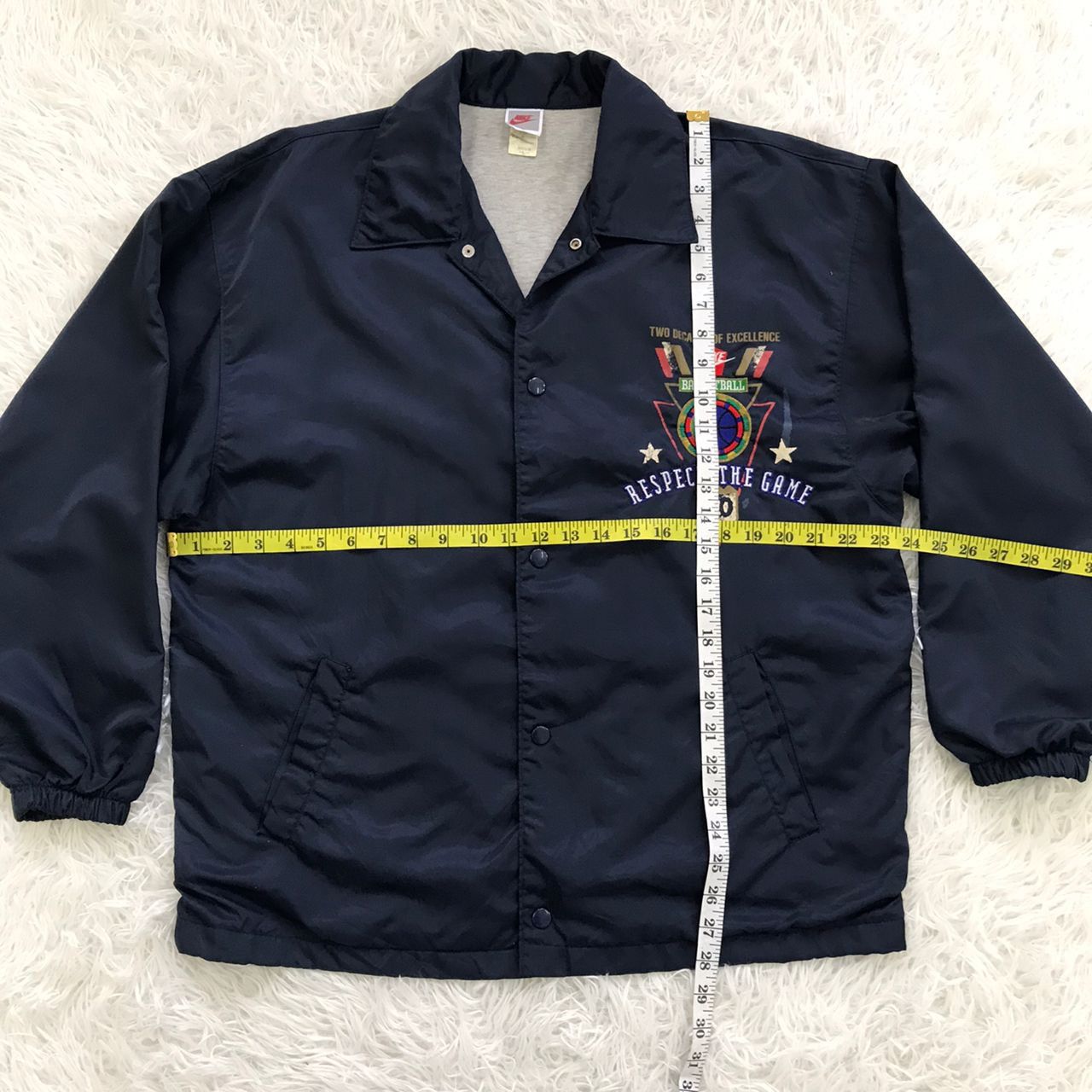 Nike Vtg 80s-90s Nike Basketball 20th Anniversary Jacket Size US L / EU 52-54 / 3 - 4 Thumbnail