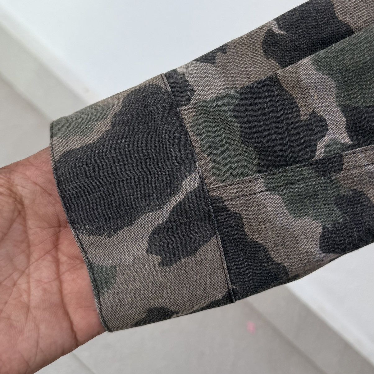 A.P.C. A.P.C. Camouflage Print Utility Jacket Size US S / EU 44-46 / 1 - 7 Thumbnail