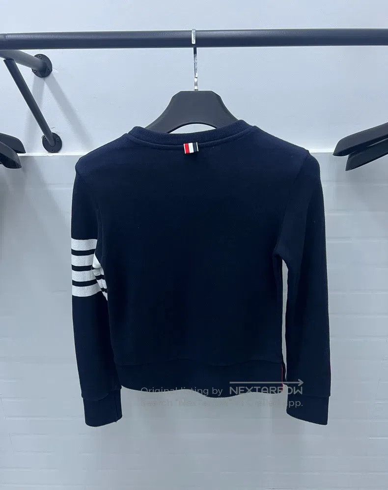 Thom Browne Thom Browne Blue and green four stripes hoodie Size US S / EU 44-46 / 1 - 2 Thumbnail
