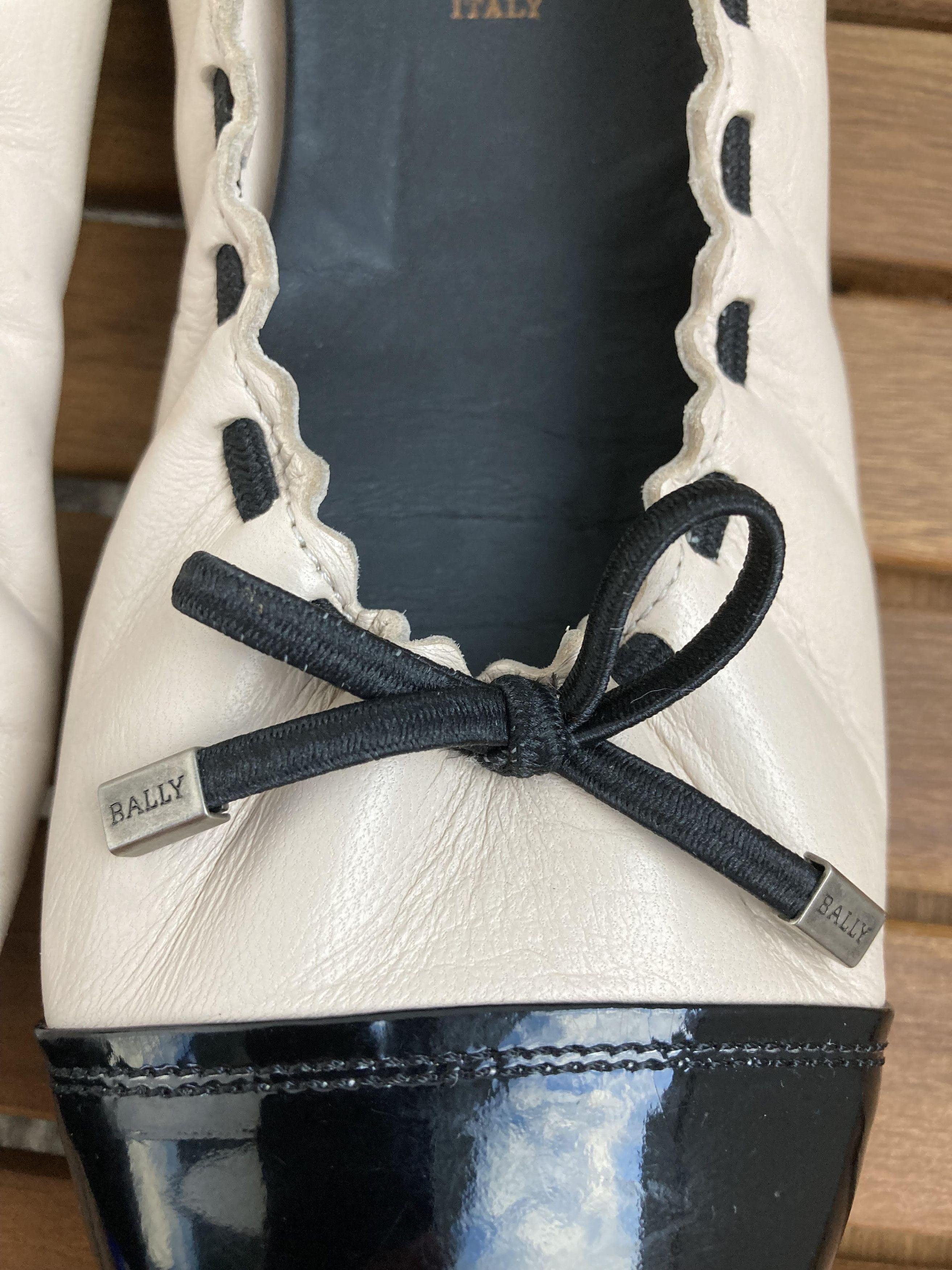Bally BALLY Style Flex Leather Ballet Flats "Sayana" Size US 7.5 / IT 37.5 - 3 Thumbnail