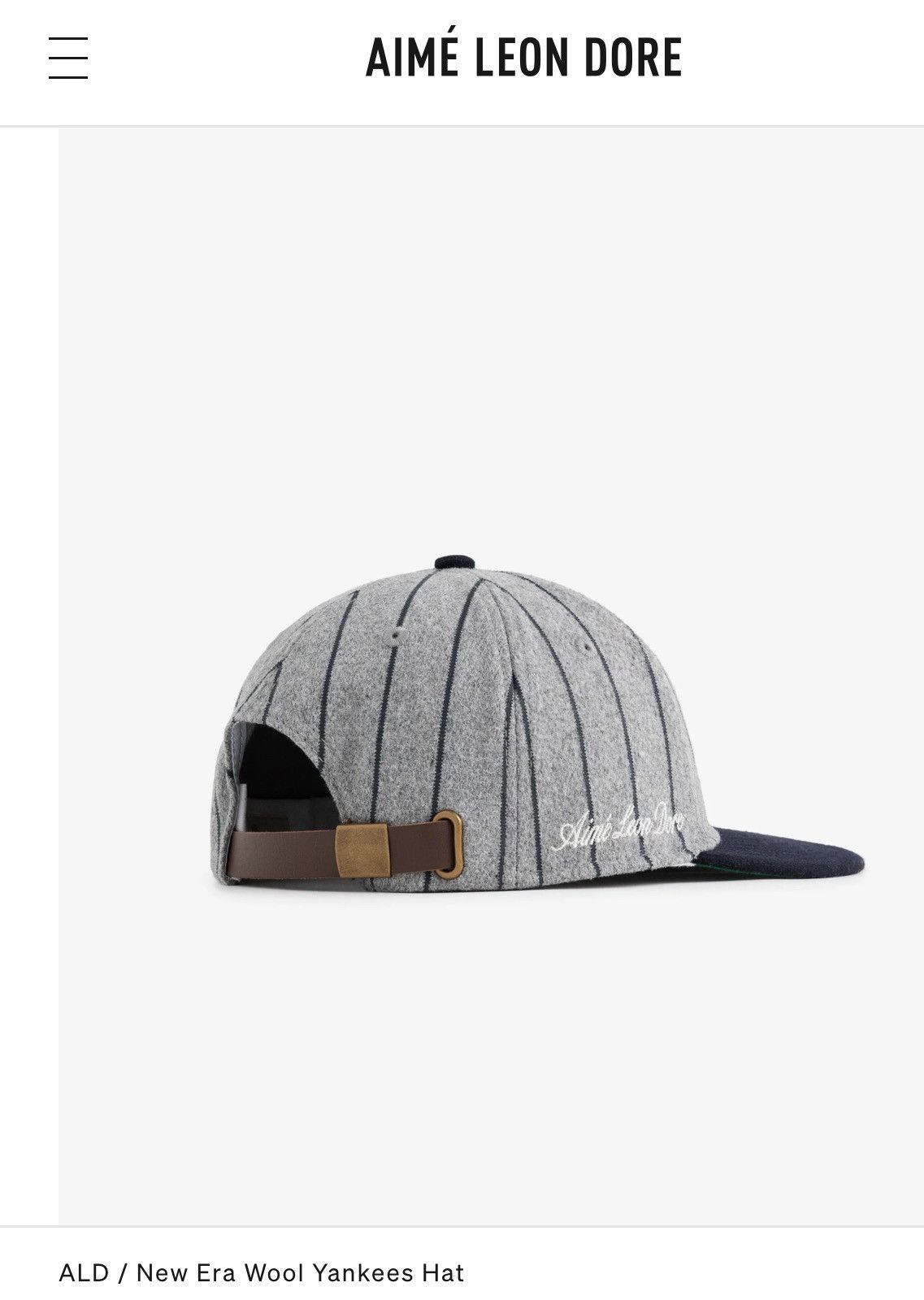 Aime Leon Dore × New Era ALD x New Era Wool Yankees Hat Size ONE SIZE - 11 Thumbnail