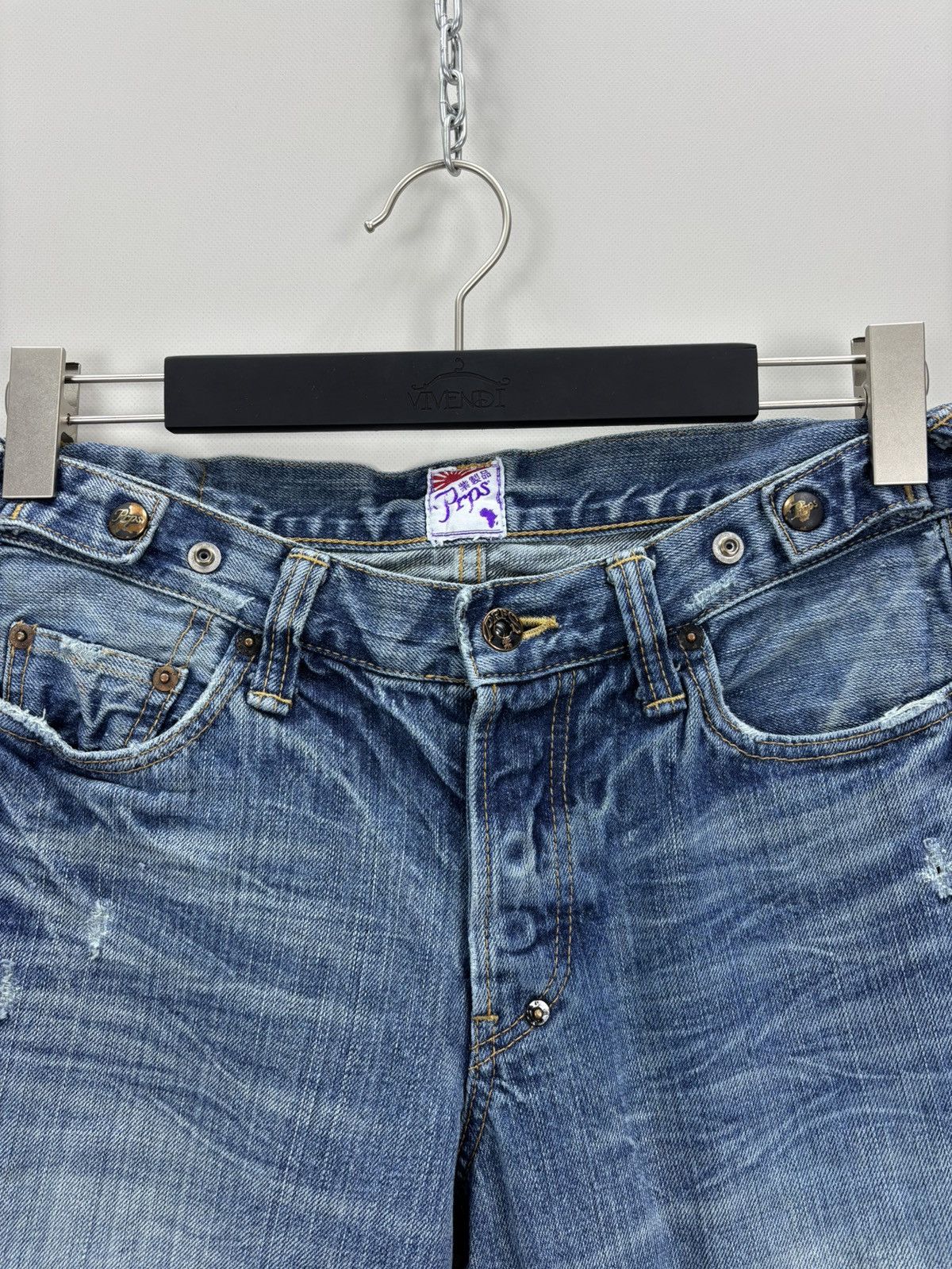 Prps Womens jeans PRPS Japan Size 26 Color Blue Size 25" / US 0 / IT 36 - 4 Thumbnail