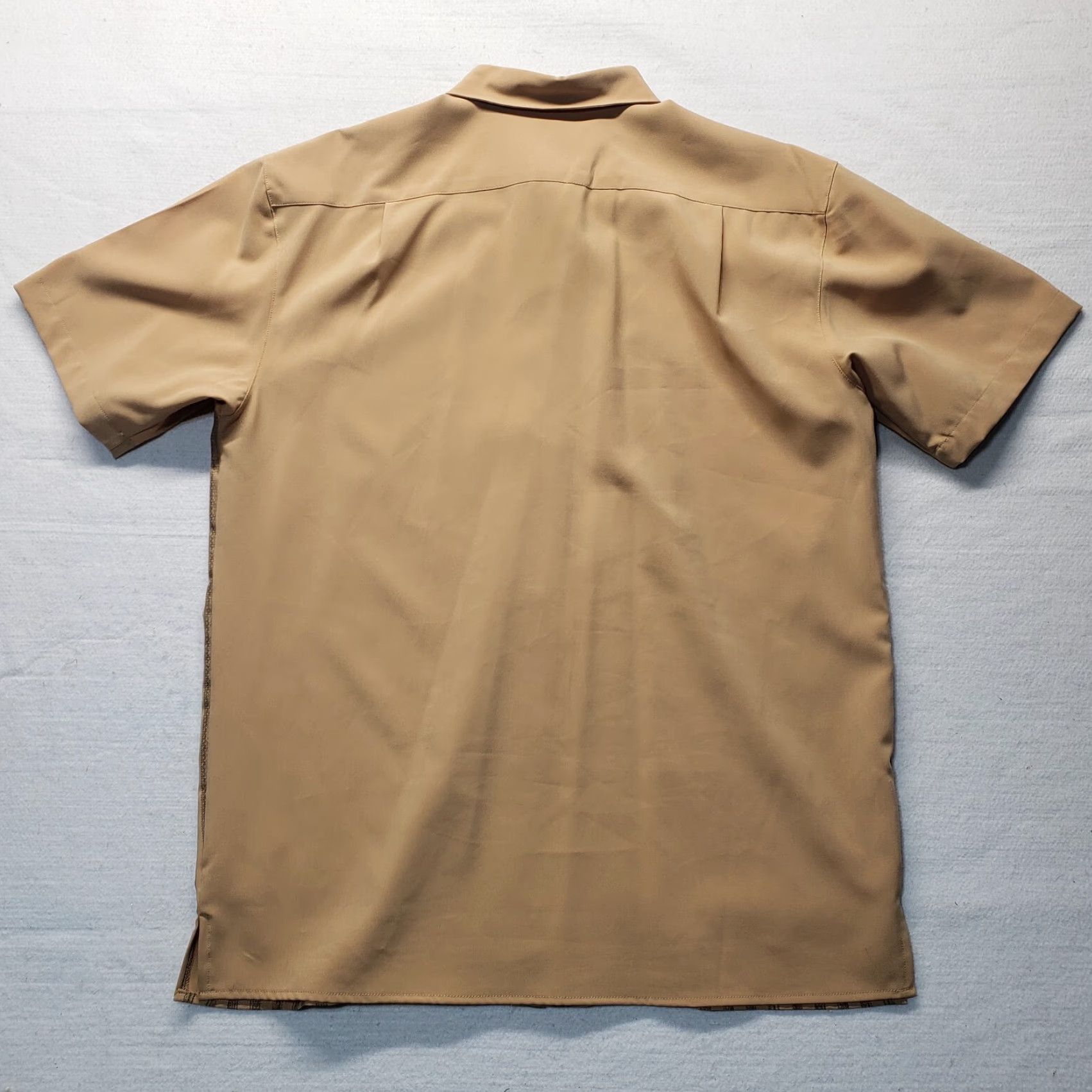 Vintage Pronti Shirt Collared Button-Up Relaxed Adult Men L Brown Polyester Knit Button Up Casual Top Size US L / EU 52-54 / 3 - 7 Thumbnail