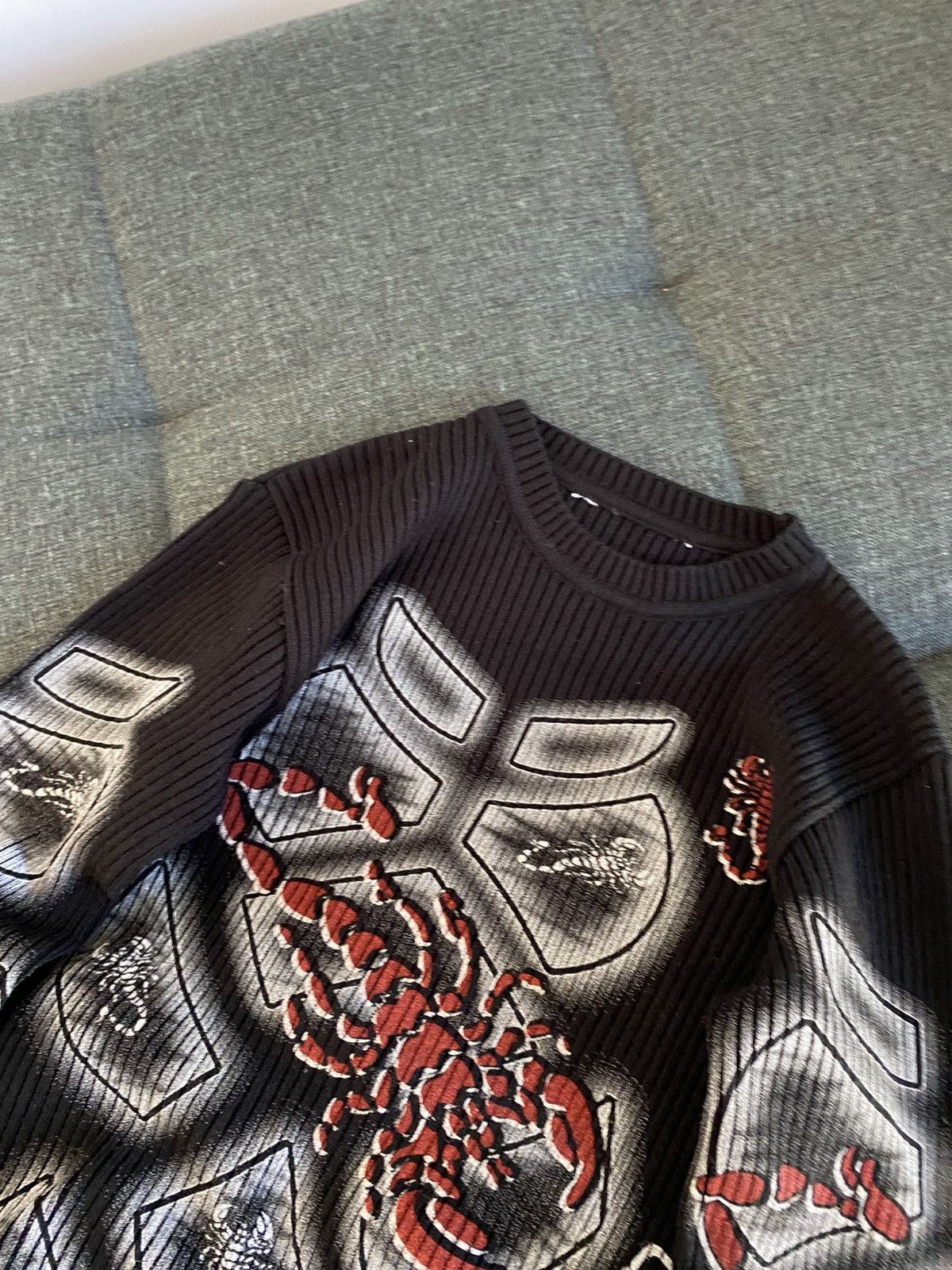 Hysteric Glamour Vintage Avant Garde Sweater Big Logo Scorpion Hysteric Style Size US M / EU 48-50 / 2 - 4 Thumbnail