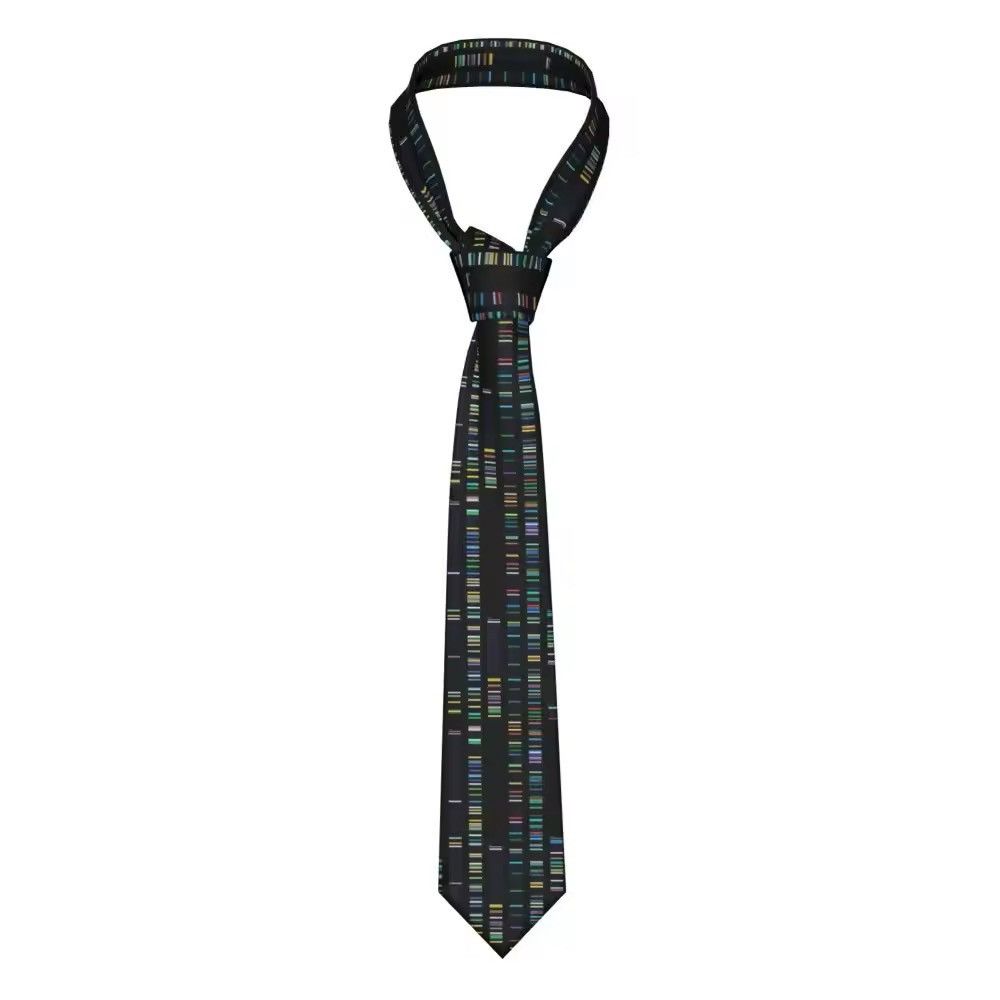 Other Retro Collar Tie Genome Sequence Daily Wear Party Necktie Size ONE SIZE - 6 Thumbnail