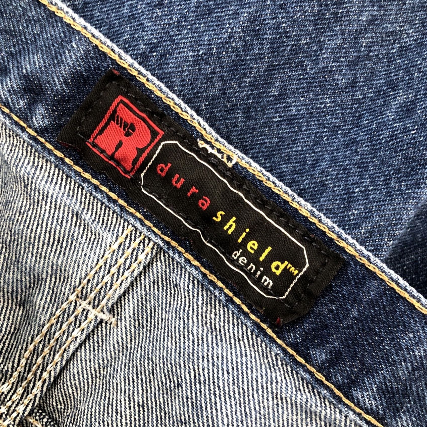 Wrangler Wrangler RIGGS Workwear Jeans Denim Carpenter 44x31.5 Blue 5-Pocket Regular Straight High Rise Mens Jeans Size US 44 / EU 60 - 7 Thumbnail