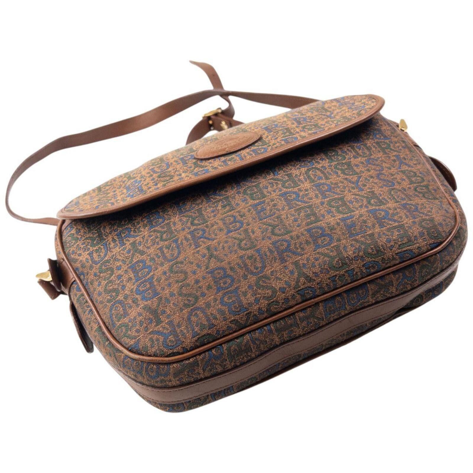 Burberry Vintage 90s Burberry Monogram Crossbody Bag Size ONE SIZE - 6 Thumbnail