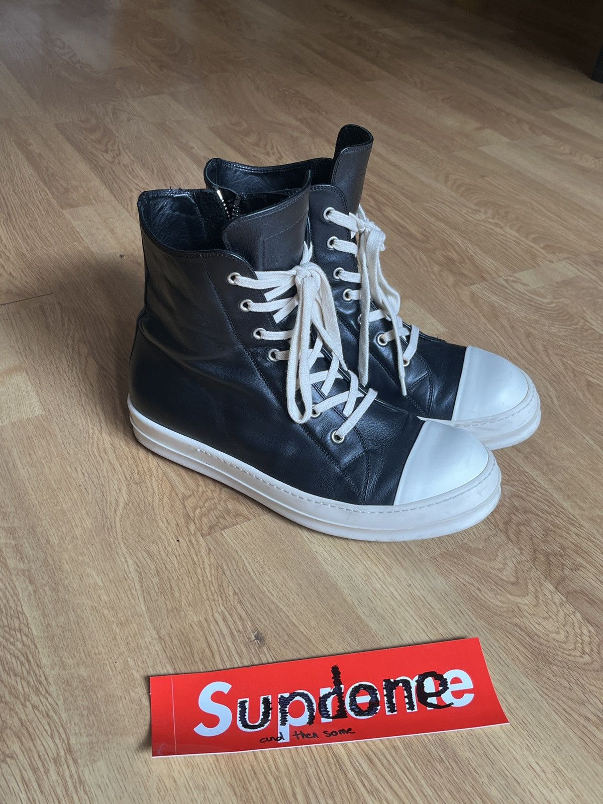 Rick Owens Mainline Ramones High | Grailed