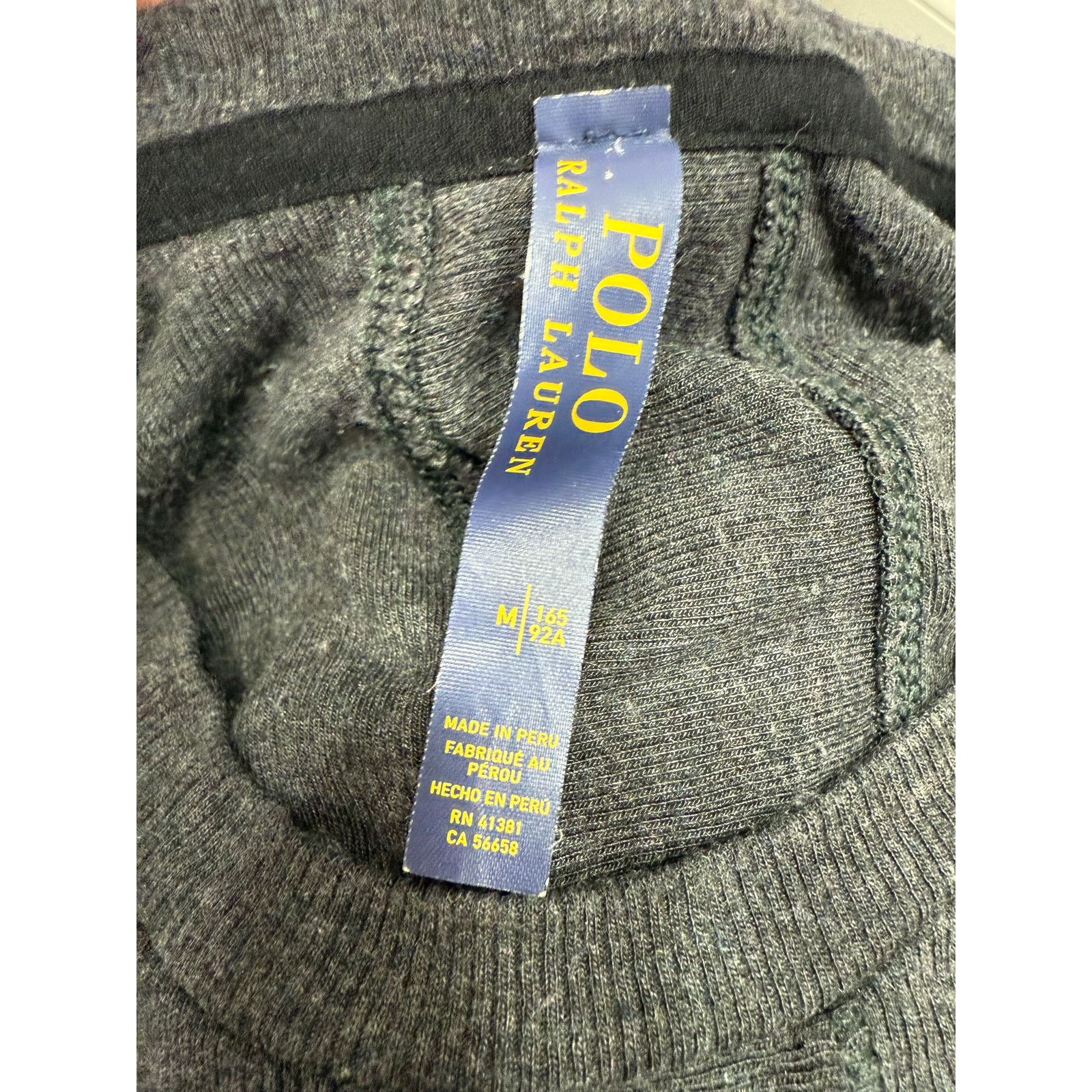 Polo Ralph Lauren Polo Ralph Lauren Women’s Thermal Top Shirt sz M Gray #H5 Size M / US 6-8 / IT 42-44 - 2 Thumbnail