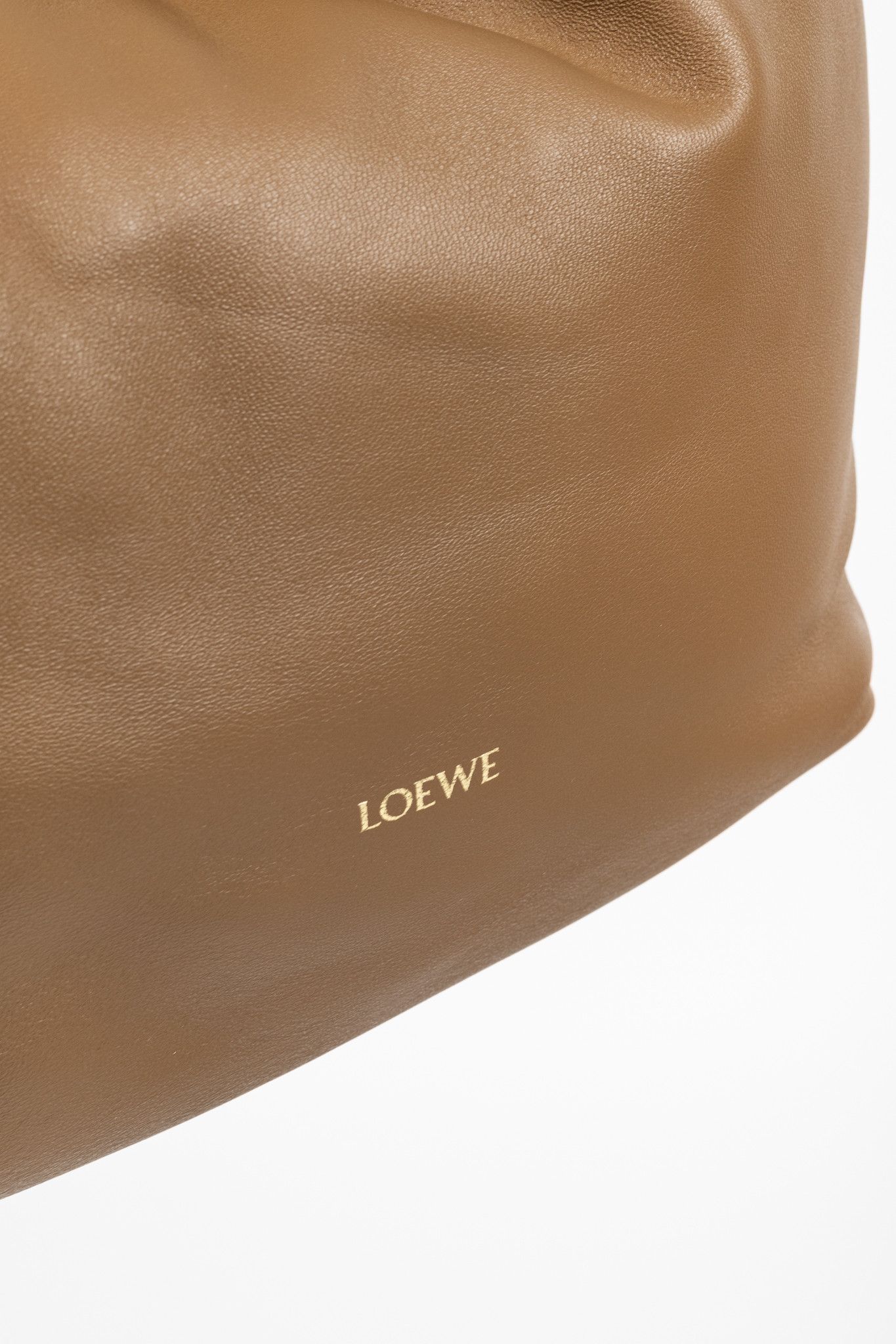 Loewe Loewe Squeeze Medium Oak Leather Shoulder Bag Size ONE SIZE - 12 Thumbnail