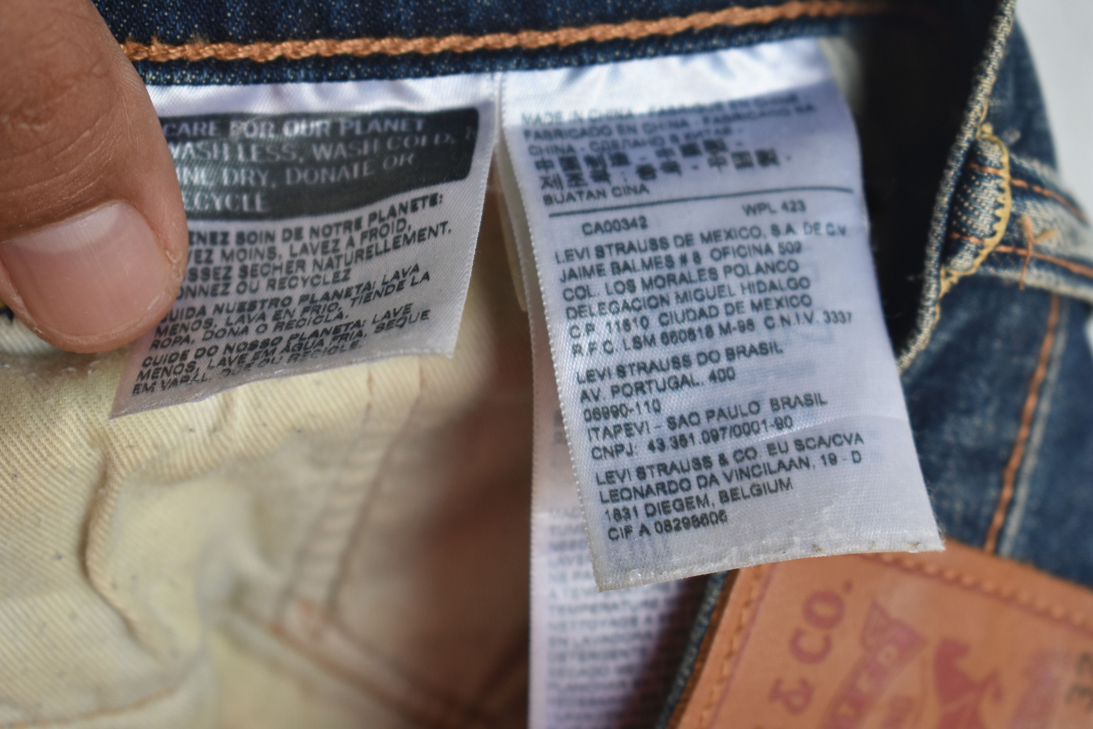 Levi's Vintage Levi's 502 Distress Denim W29 Size US 29 - 8 Thumbnail
