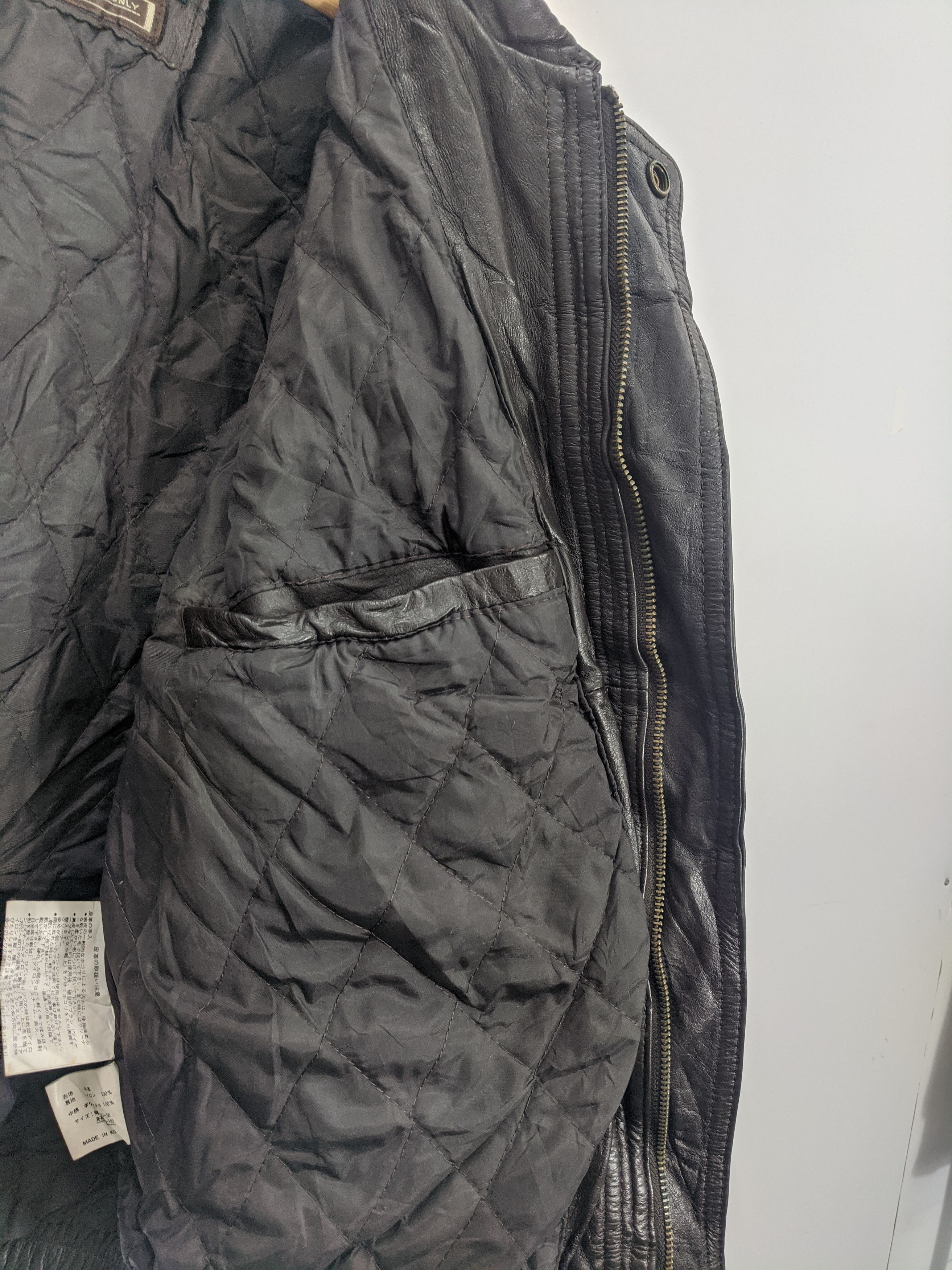 Japanese Brand D’Homme A Homme Leather Jacket Heavy J0344 Size US L / EU 52-54 / 3 - 13 Thumbnail