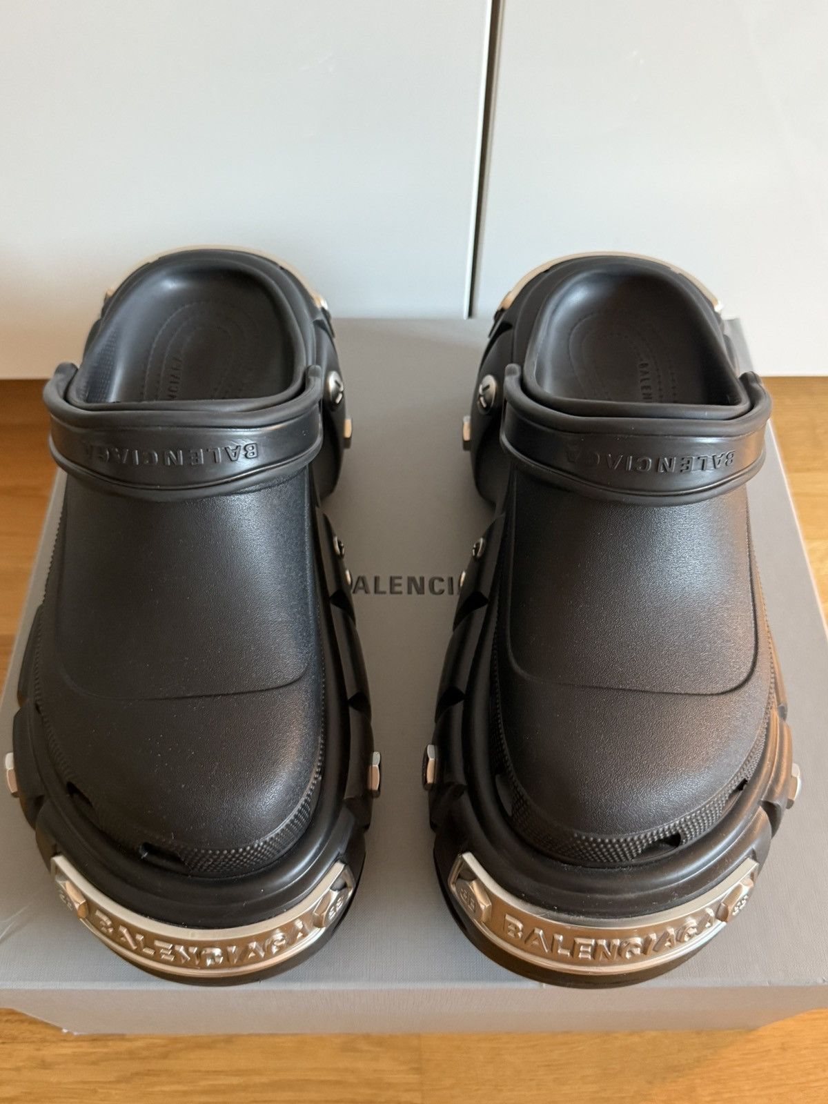 Balenciaga Balenciaga Hardcrocs Size US 12 / EU 45 - 13 Thumbnail