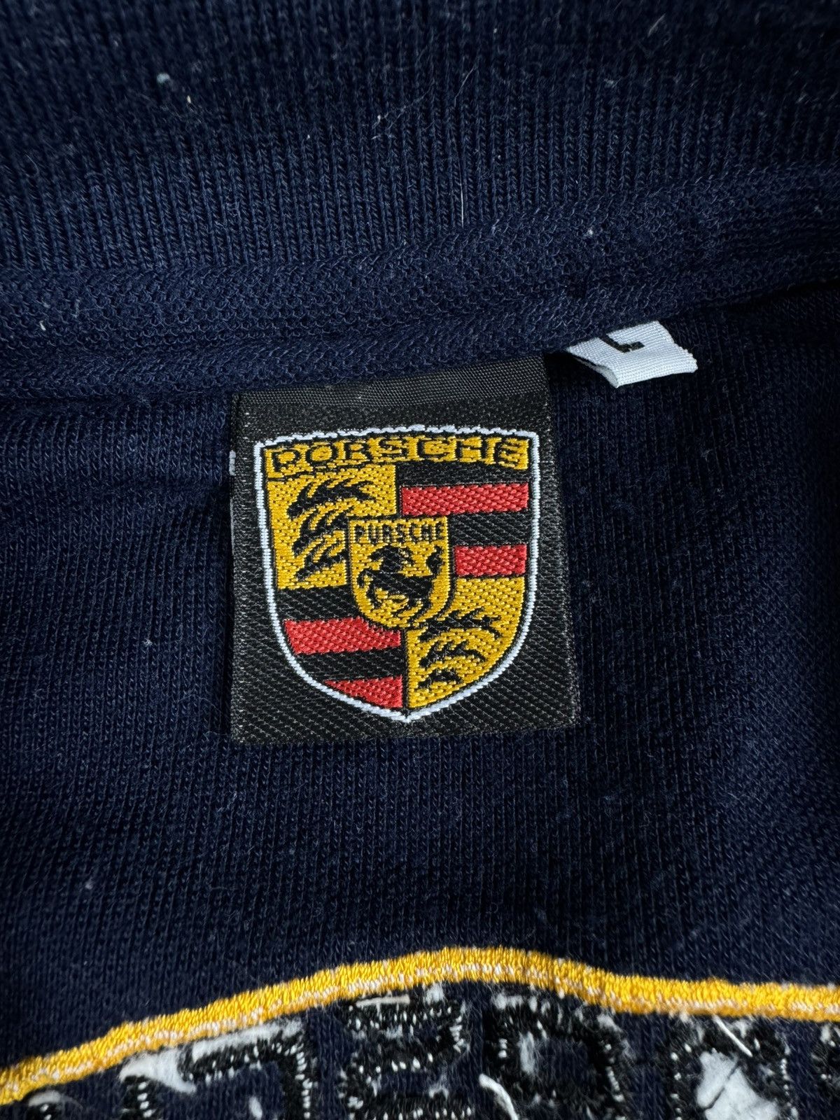 Porsche Design Vintage 90s Porsche embroidered logo polo tee racing Size US M / EU 48-50 / 2 - 15 Thumbnail