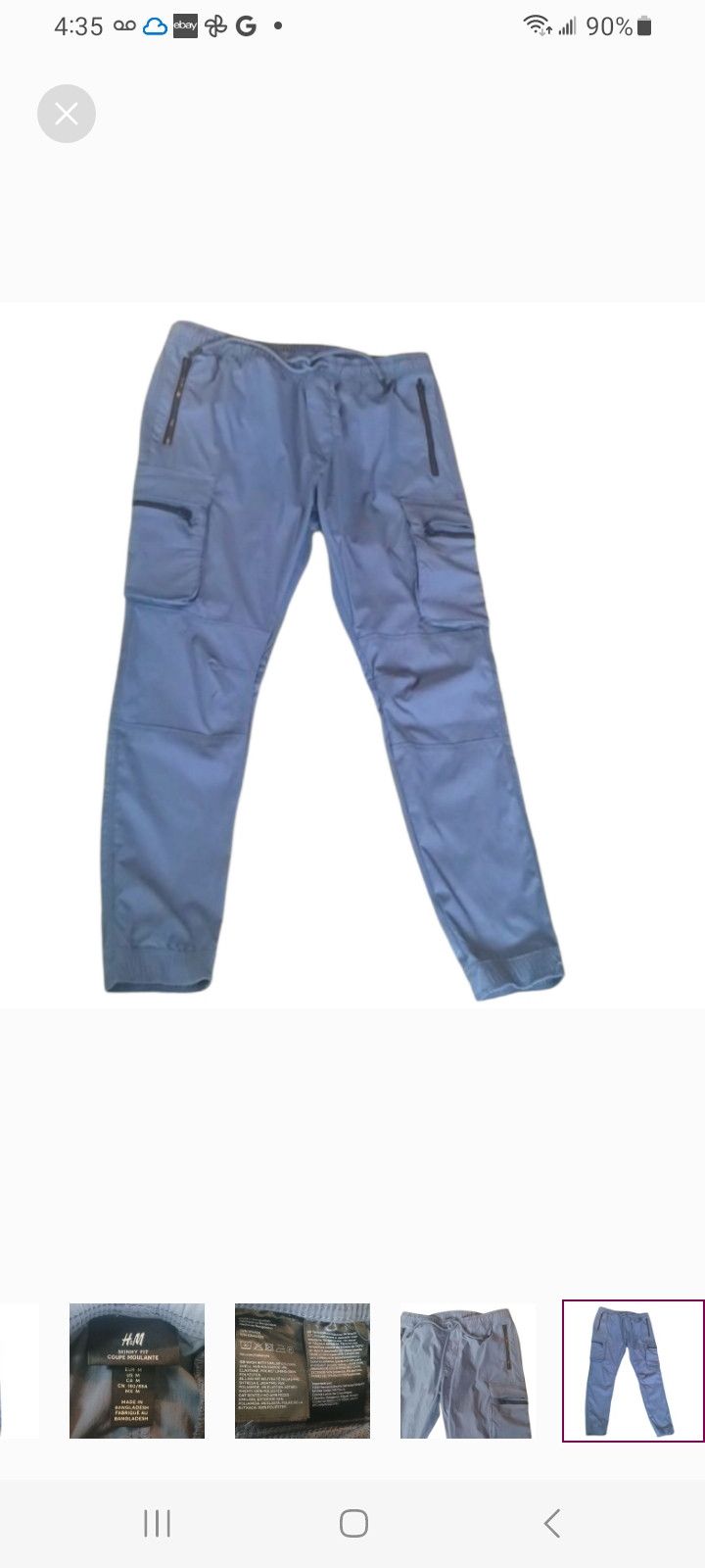 H&M H&M Skinny-Fit Track-Pants Size US 33 - 6 Thumbnail