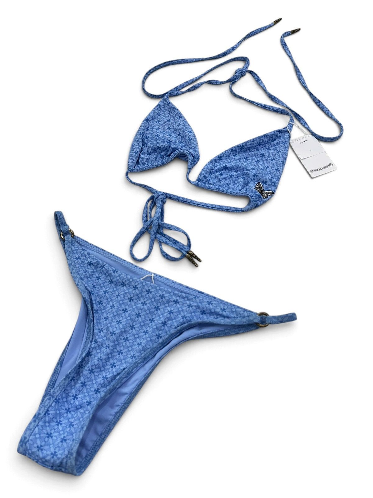 Chrome Hearts CHROME HEARTS x DIPPED IN BLUE WHITE ONE-PIECE