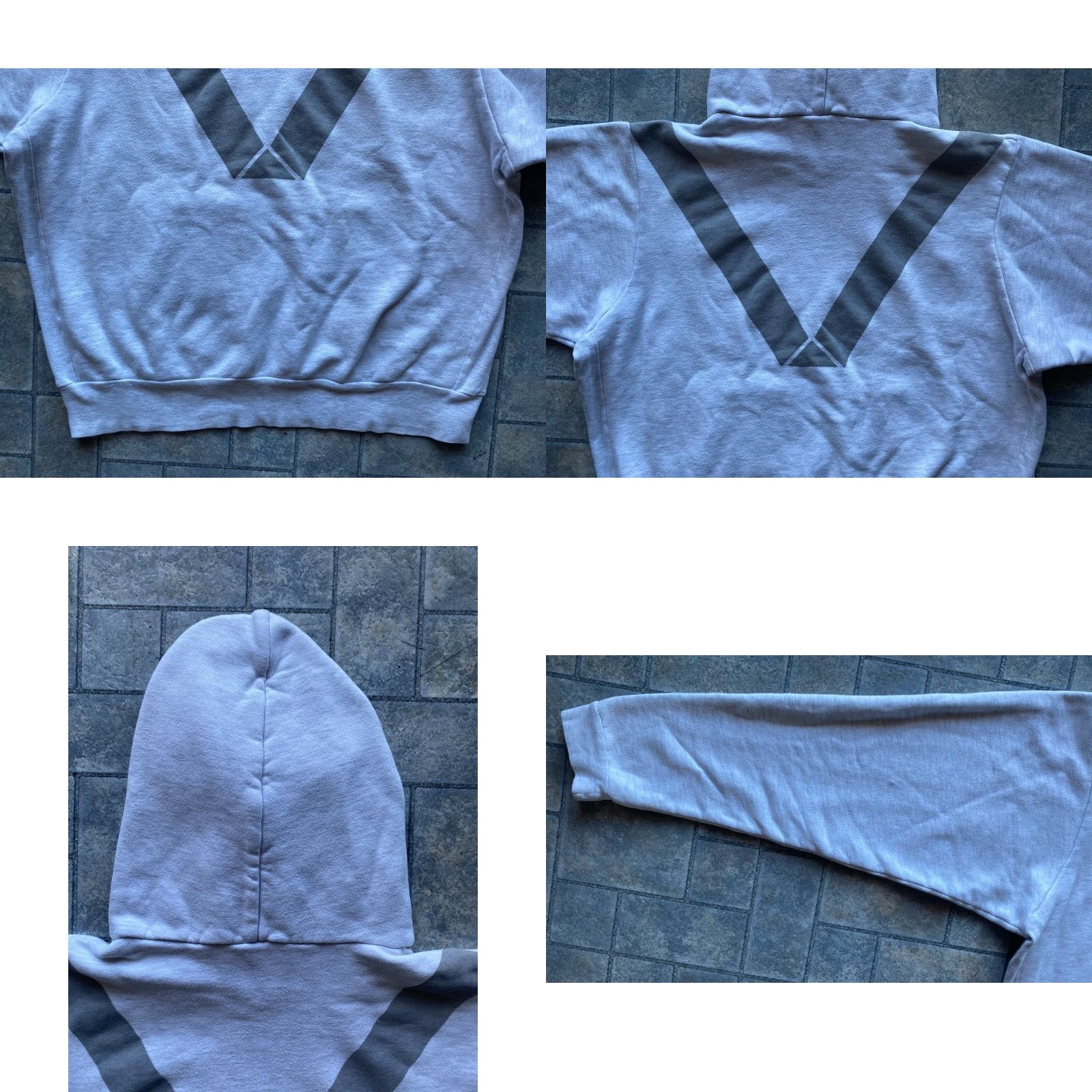 Vintage VINTAGE USAFA Heart And Core Hoodie Made In USA Mens XS Gray Pullover Heart USA Vintage Men's XS Gray Hoodie Size US XS / EU 42 / 0 - 10 Thumbnail