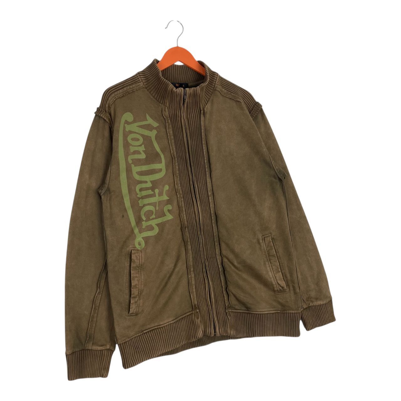 Von Dutch Vintage Von Dutch Designer Style Fullzipper Sweatshirt Size US L / EU 52-54 / 3 - 2 Thumbnail