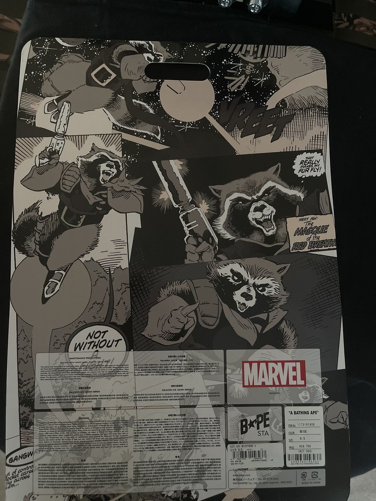 Bape × Marvel Comics Bape x Marvel Rocket Raccoon Bapesta Size US 9.5 / EU 42-43 - 20 Thumbnail