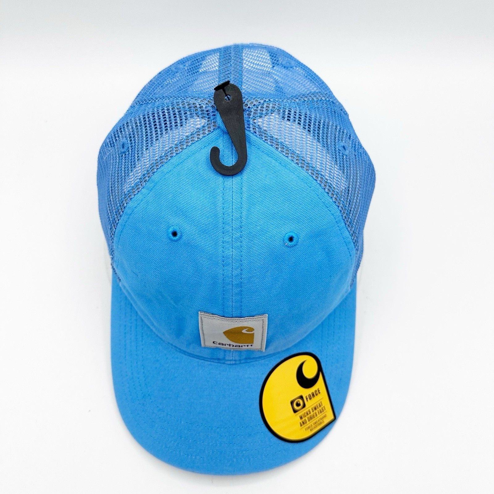 Carhartt New CARHARTT Force Canvas Mesh Back Hat Sky Blue Front Patch Size ONE SIZE - 7 Thumbnail