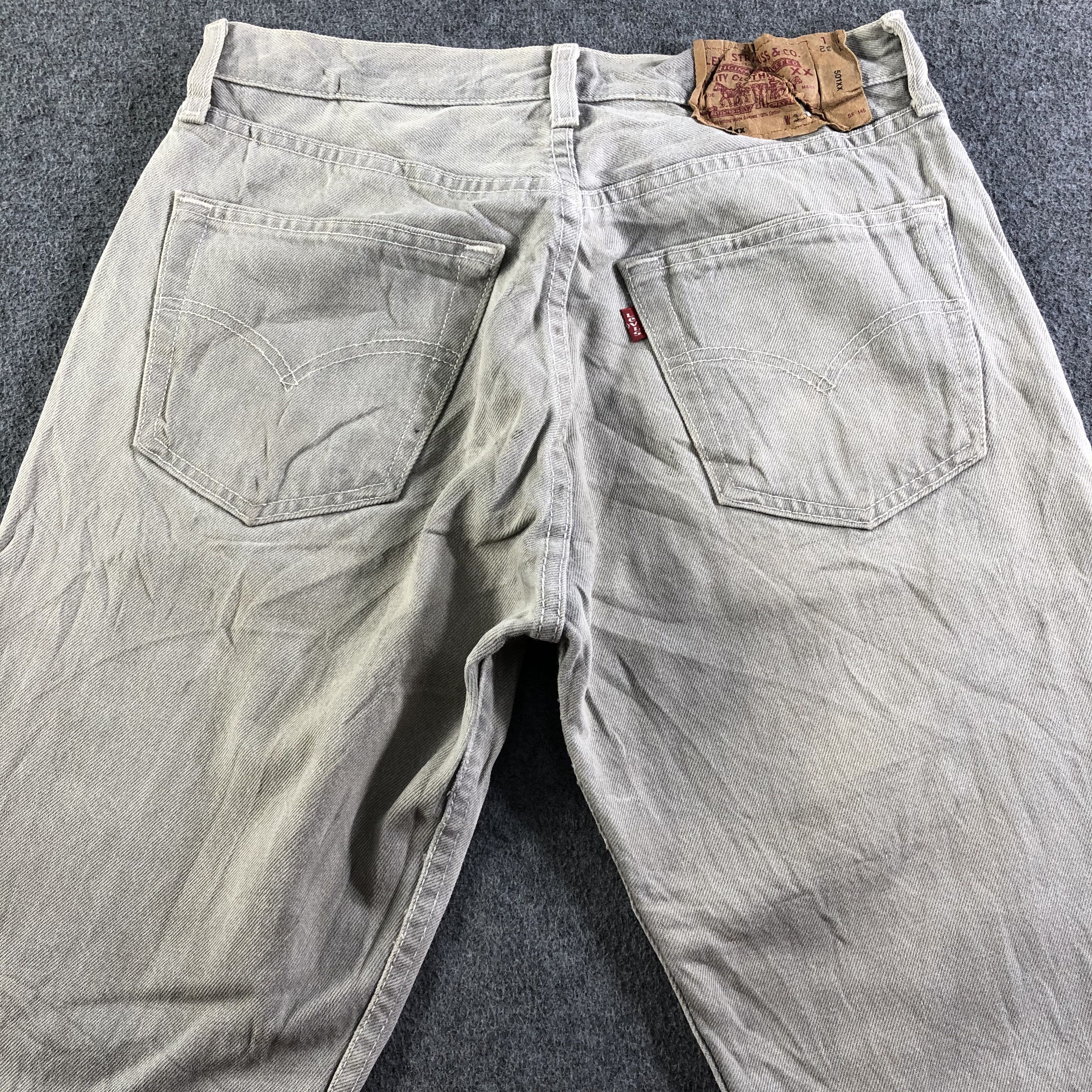 Levi's Vintage Light Wash Levis 501 Jeans-J3926 Size US 30 / EU 46 - 4 Thumbnail