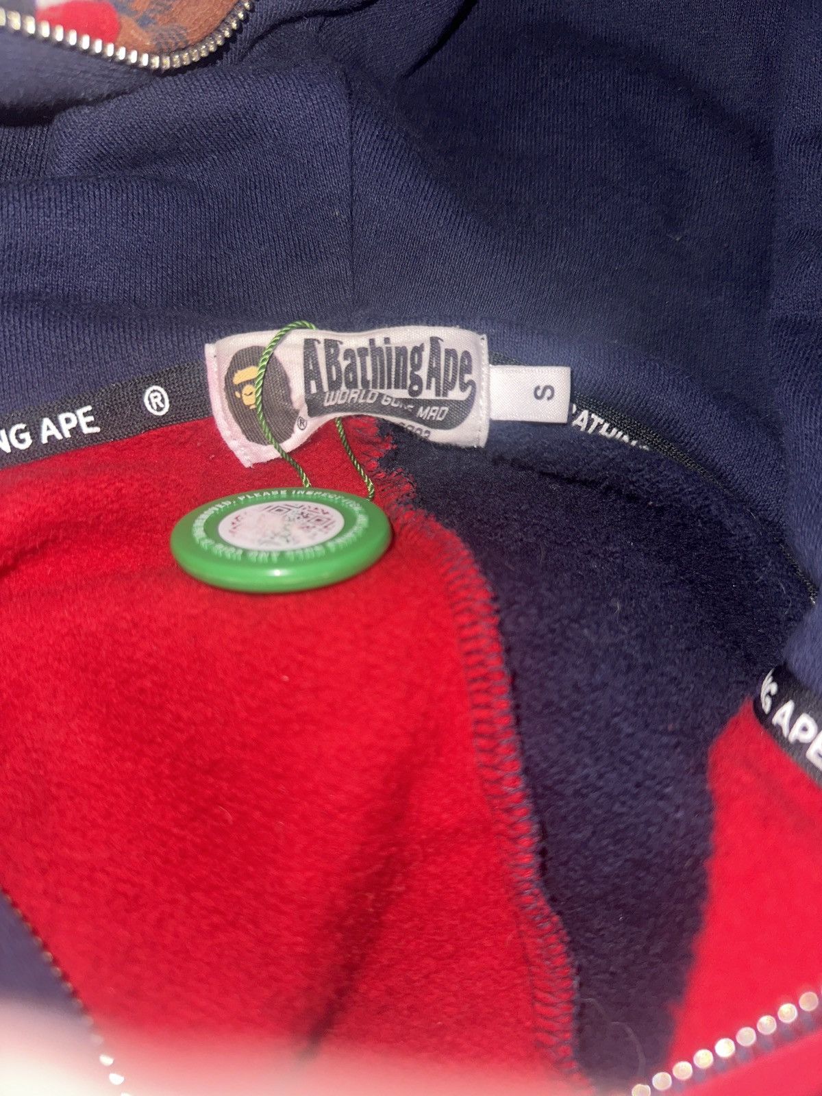Bape PLAID BAPE RED AND BLUE Size US S / EU 44-46 / 1 - 4 Thumbnail