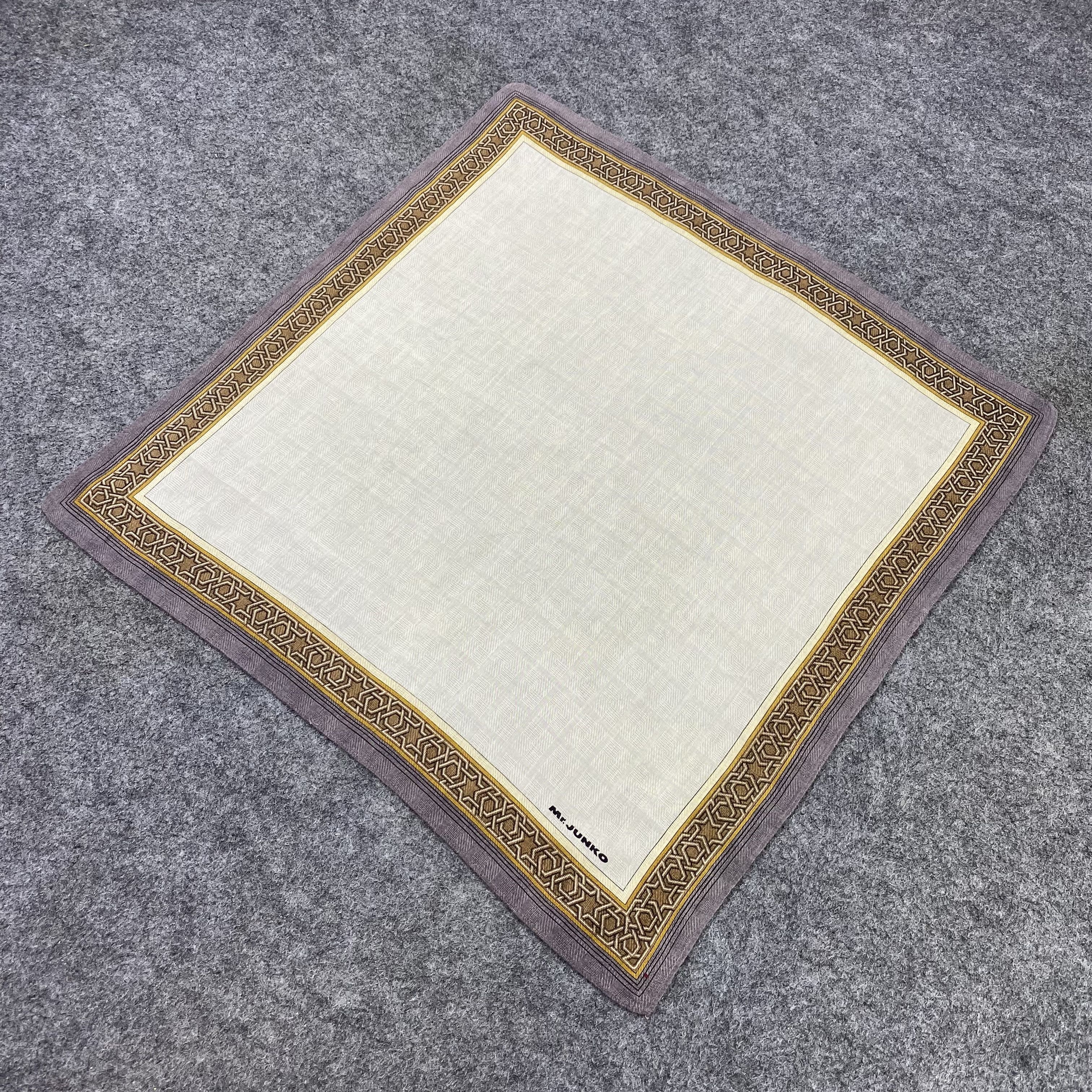 Japanese Brand Mr.Junko Handkerchief Neckerchief Bandana-B1791 Size ONE SIZE - 4 Thumbnail