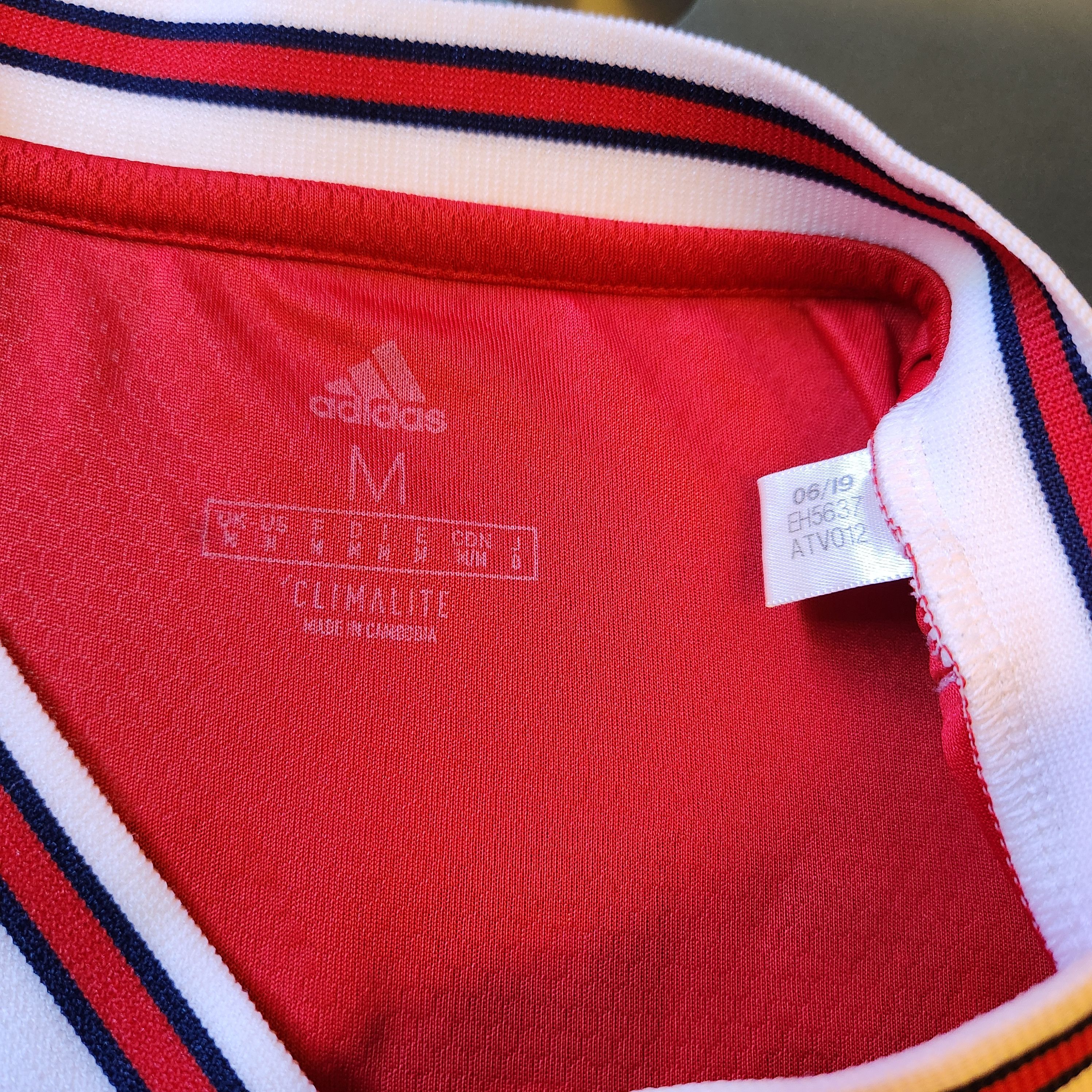 Adidas Authentic Arsenal CEBALLOS 2019-2020 Heads Up Home Jersey Size US M / EU 48-50 / 2 - 12 Thumbnail