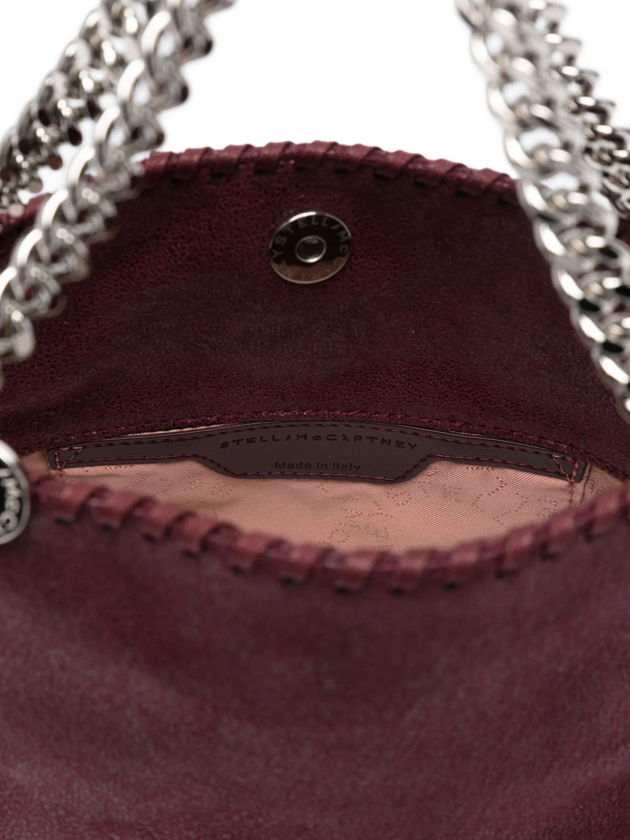 Stella McCartney os11x1225 Size: OS / Mini Falabella Tote Bag in Burgundy Size ONE SIZE - 5 Thumbnail