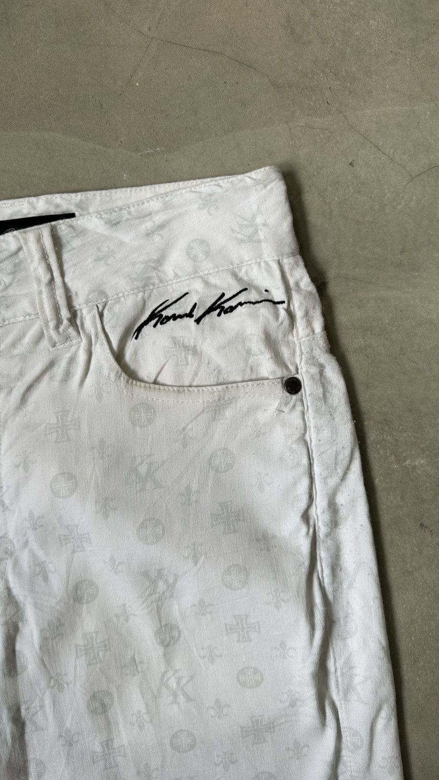 Karl Kani VINTAGE KARL KANI GOLD PATTERN PANT Size US 32 / EU 48 - 4 Thumbnail