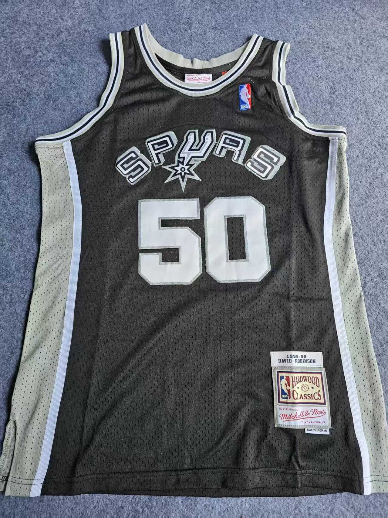 NBA 1998 1999 San Antonio Spurs 50 David Robinson Jersey Size US M / EU 48-50 / 2 - 1 Thumbnail