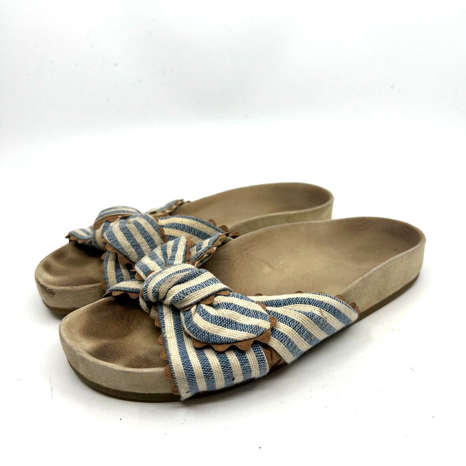 Loeffler Randall Loeffler Randall Beattie Striped Slide Sandals Women's 5 US Size US 5 / IT 35 - 1 Thumbnail