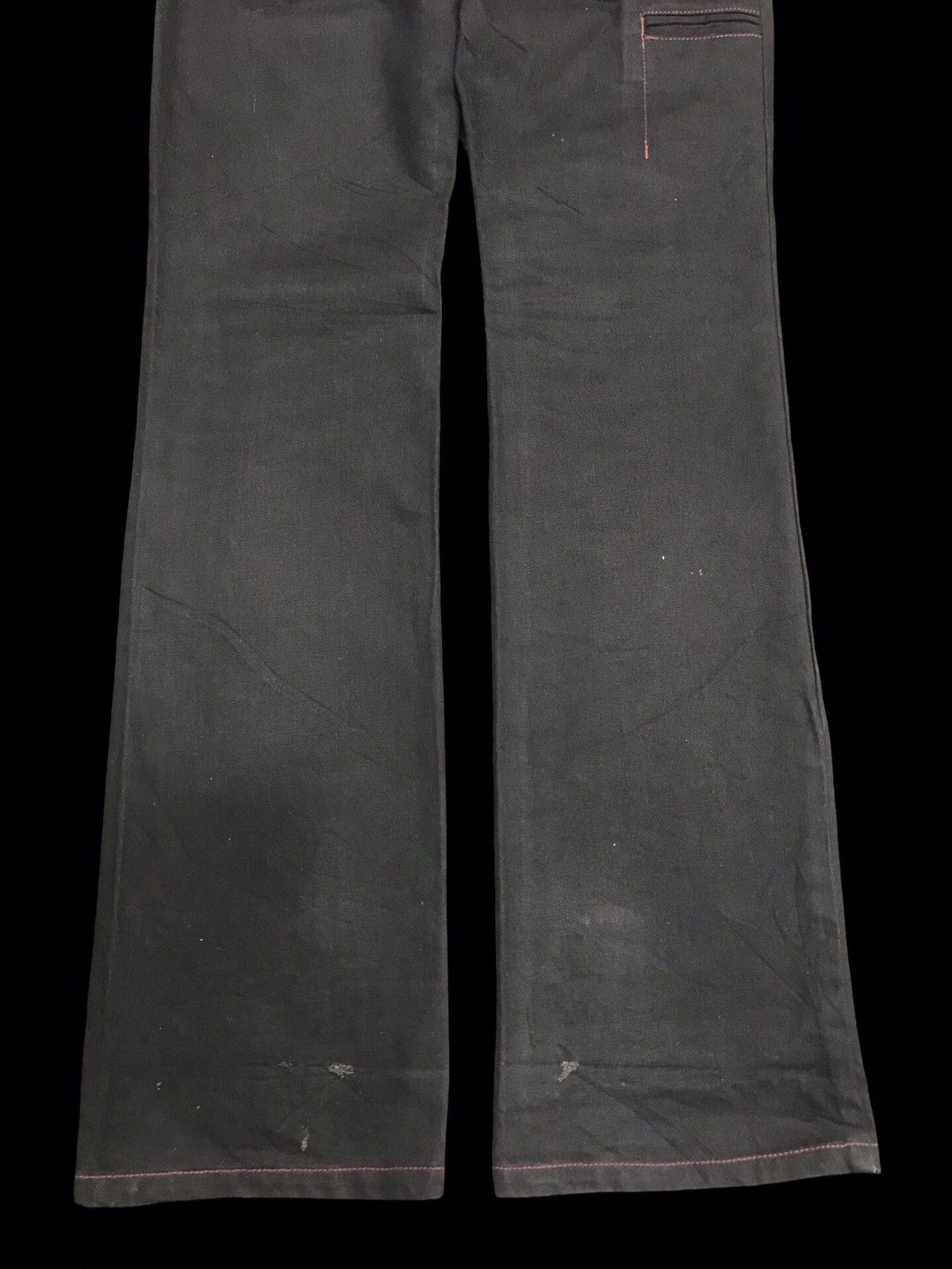 Japanese Brand 💥RAW DENIM FLARE💥Archival L7 Tokyo Style Sturdy Denim F134 Size US 33 - 14 Thumbnail