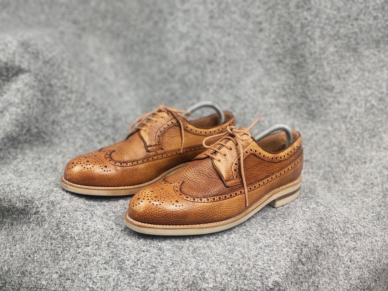 Berwick 1707 Berwick 1707 grainy leather Lace Up Brogue shoes Spain Made Size US 10.5 / EU 43-44 - 7 Thumbnail