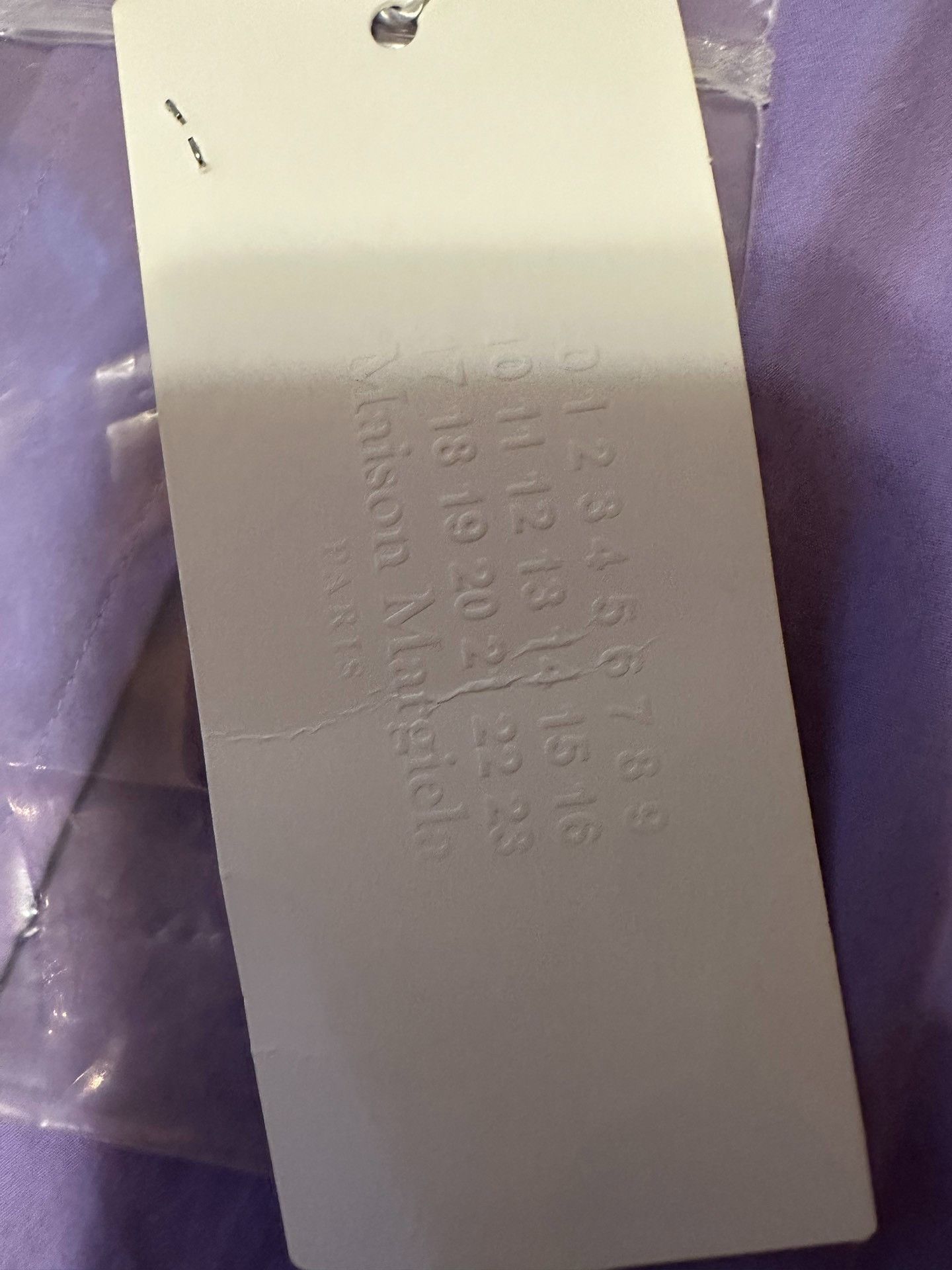 Maison Margiela Maison Margiela Purple long-sleeved shirt 2501-Nextarrow Size US XS / EU 42 / 0 - 8 Thumbnail