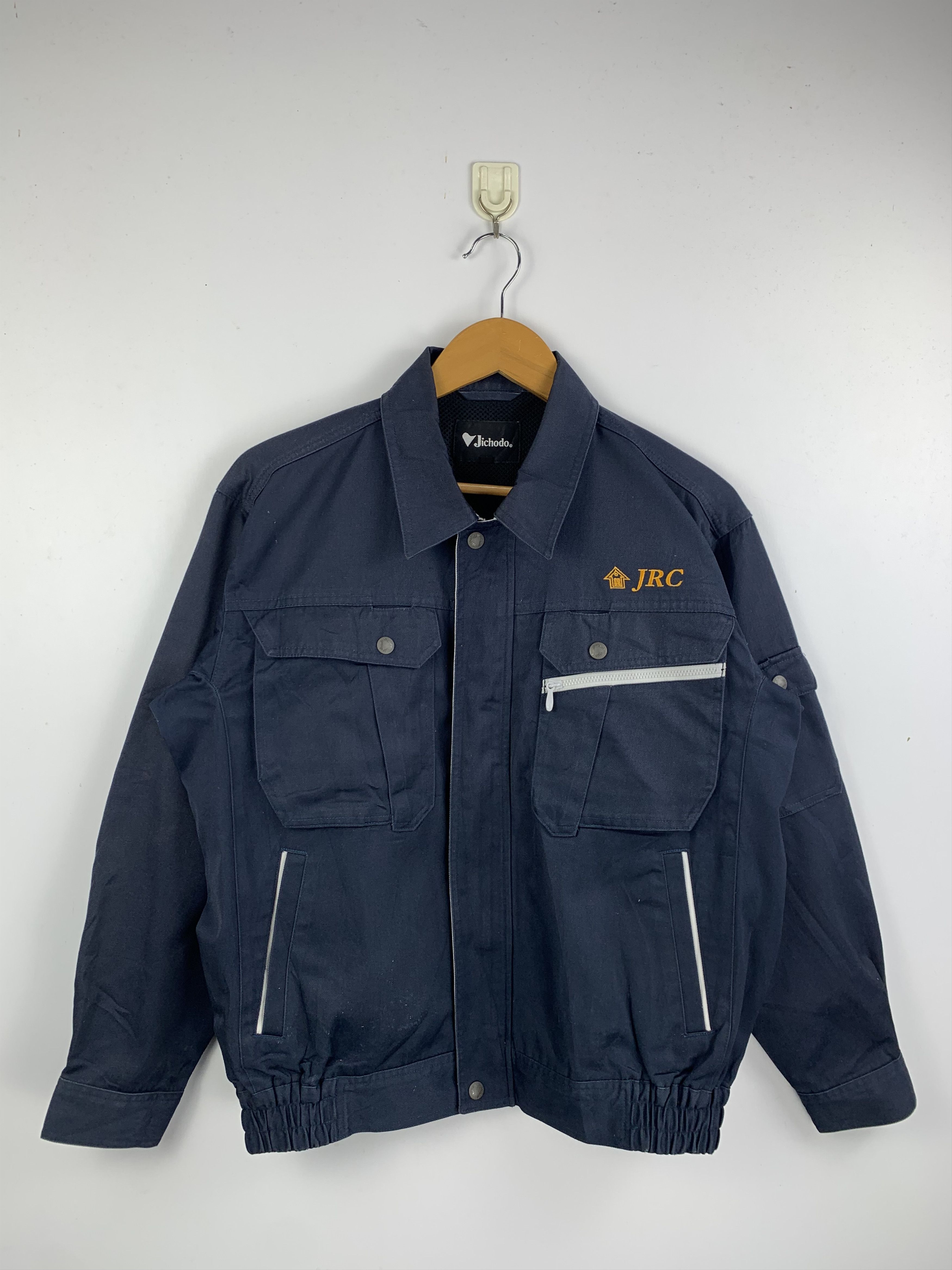 Japanese Brand Vintage Japanese Jichodo Brand Worker Denim Jacket Size US M / EU 48-50 / 2 - 1 Thumbnail
