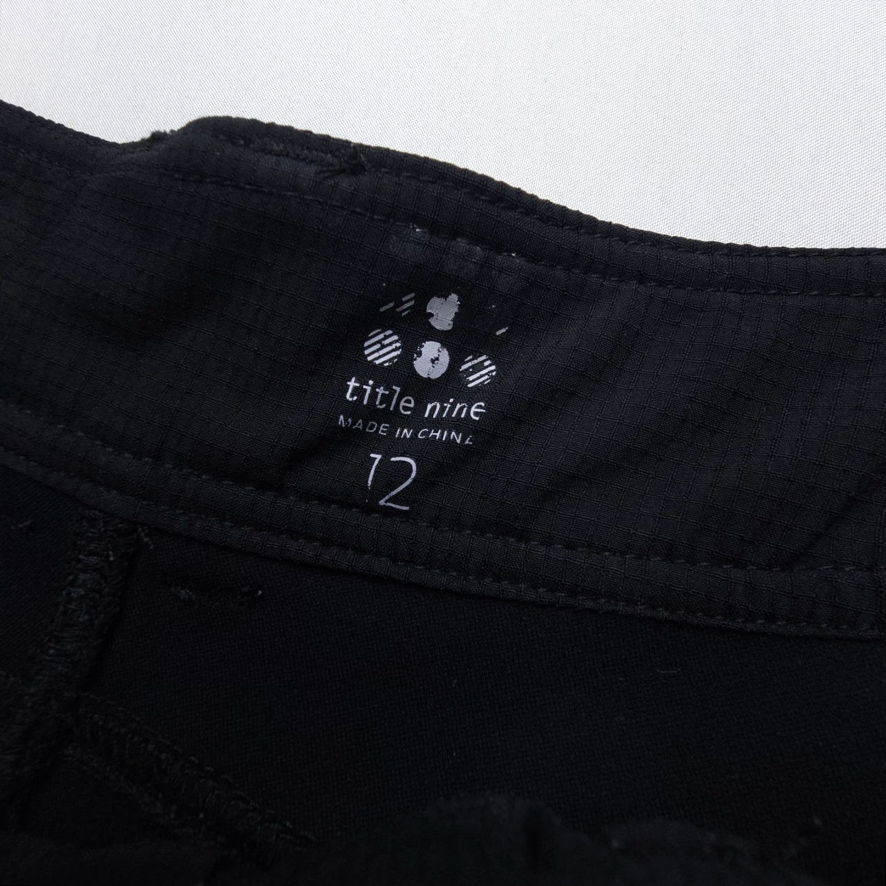 Vintage Title Nine Active Stretch Ponte Pants Womens 12 Black Hiking Walking Golf Travel Pants Mens Womens? Size 34" / US 12 / IT 48 - 7 Thumbnail