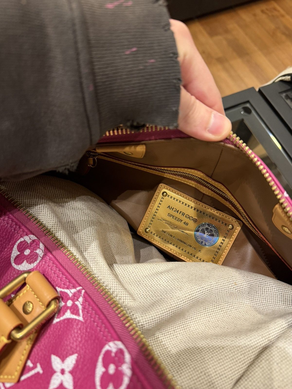 Louis Vuitton Louis Vuitton P9 Speedy 40 Bandouliere Pink Agate Size ONE SIZE - 13 Thumbnail